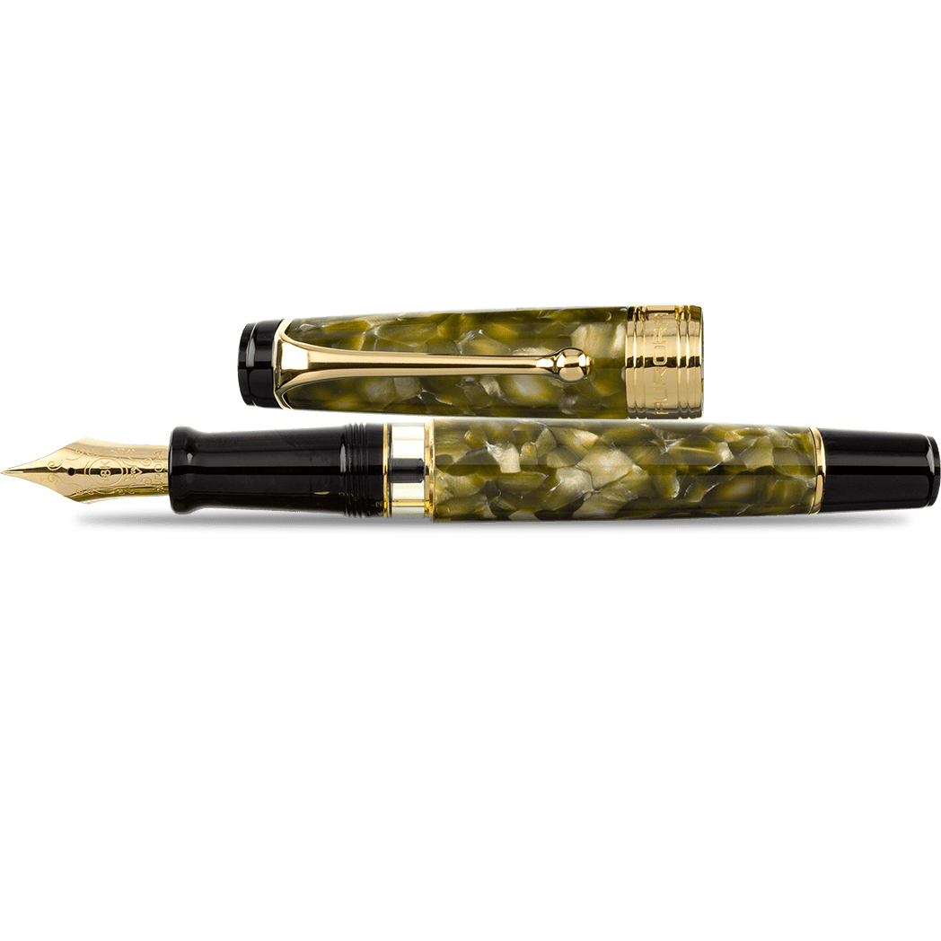 Aurora Optima Fountain Pen - Limited Edition - Oliva - Pen Boutique Ltd