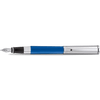 Aurora TU Fountain Pen - Blue - Chrome Trim - Medium Nib - Pen Boutique Ltd