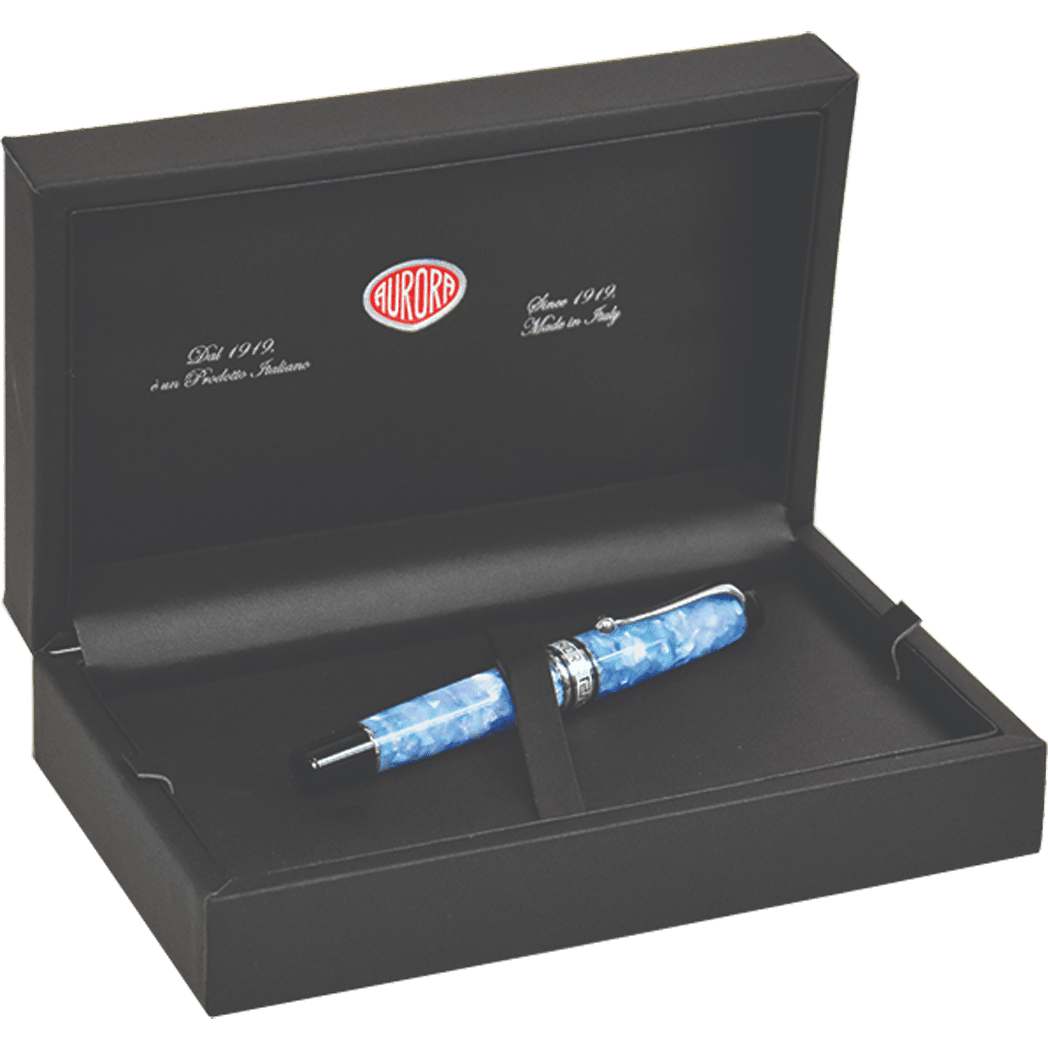 Aurora Optima Fountain Pen - Optima 365 Celeste - Pen Boutique Ltd