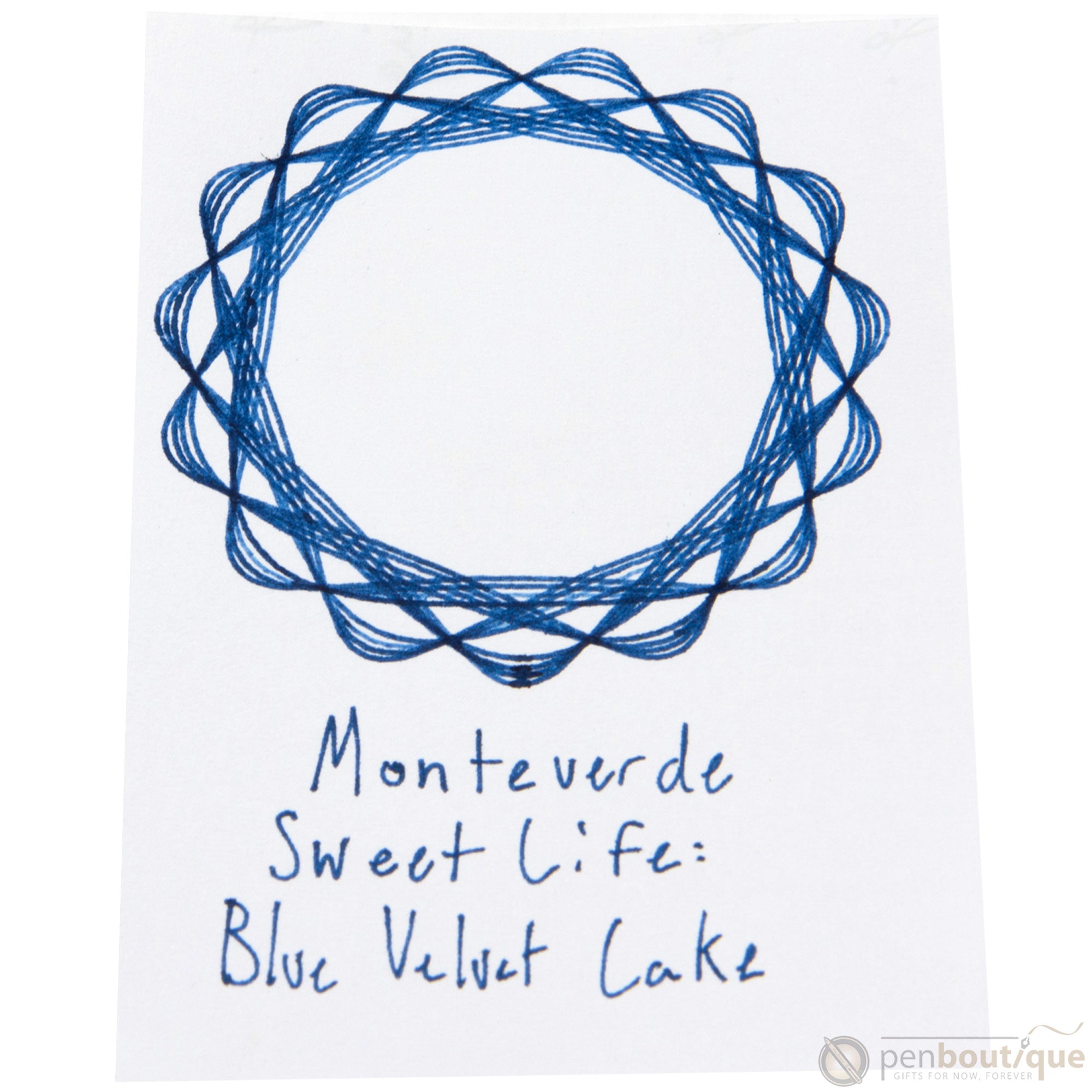 Monteverde Sweet Life Ink Bottle - Blue Velvet Cake - 30ml-Pen Boutique Ltd