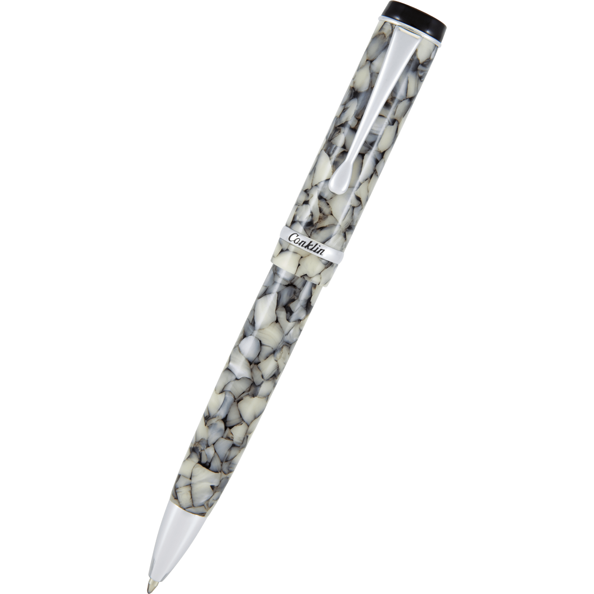 Conklin Duragraph Ballpoint Pen - Cracked Ice - Pen Boutique Ltd