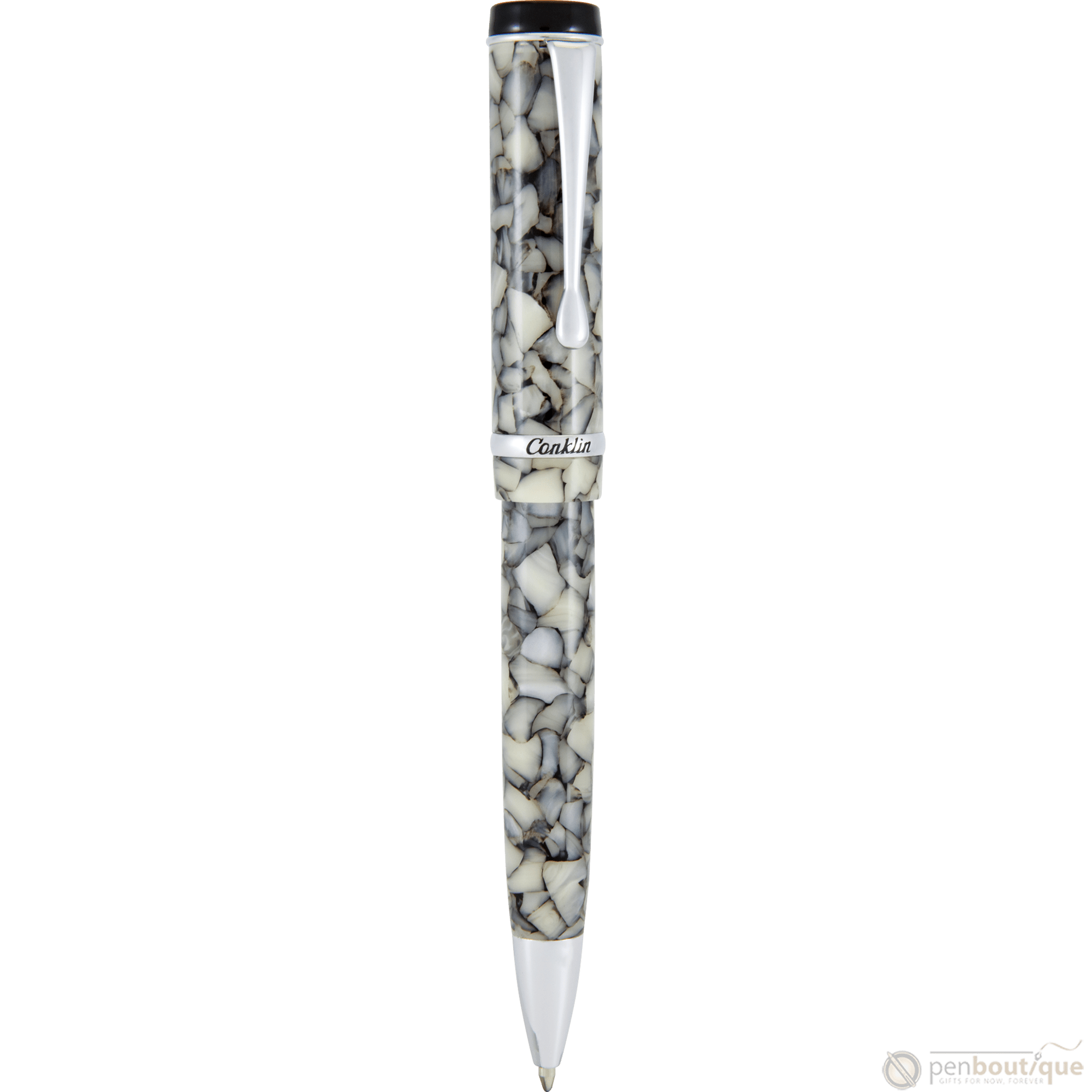 Conklin Duragraph Ballpoint Pen - Cracked Ice - Pen Boutique Ltd