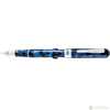 Conklin Mark Twain Crescent Filler Fountain Pen - Vintage Blue - Chrome Trim - Pen Boutique Ltd