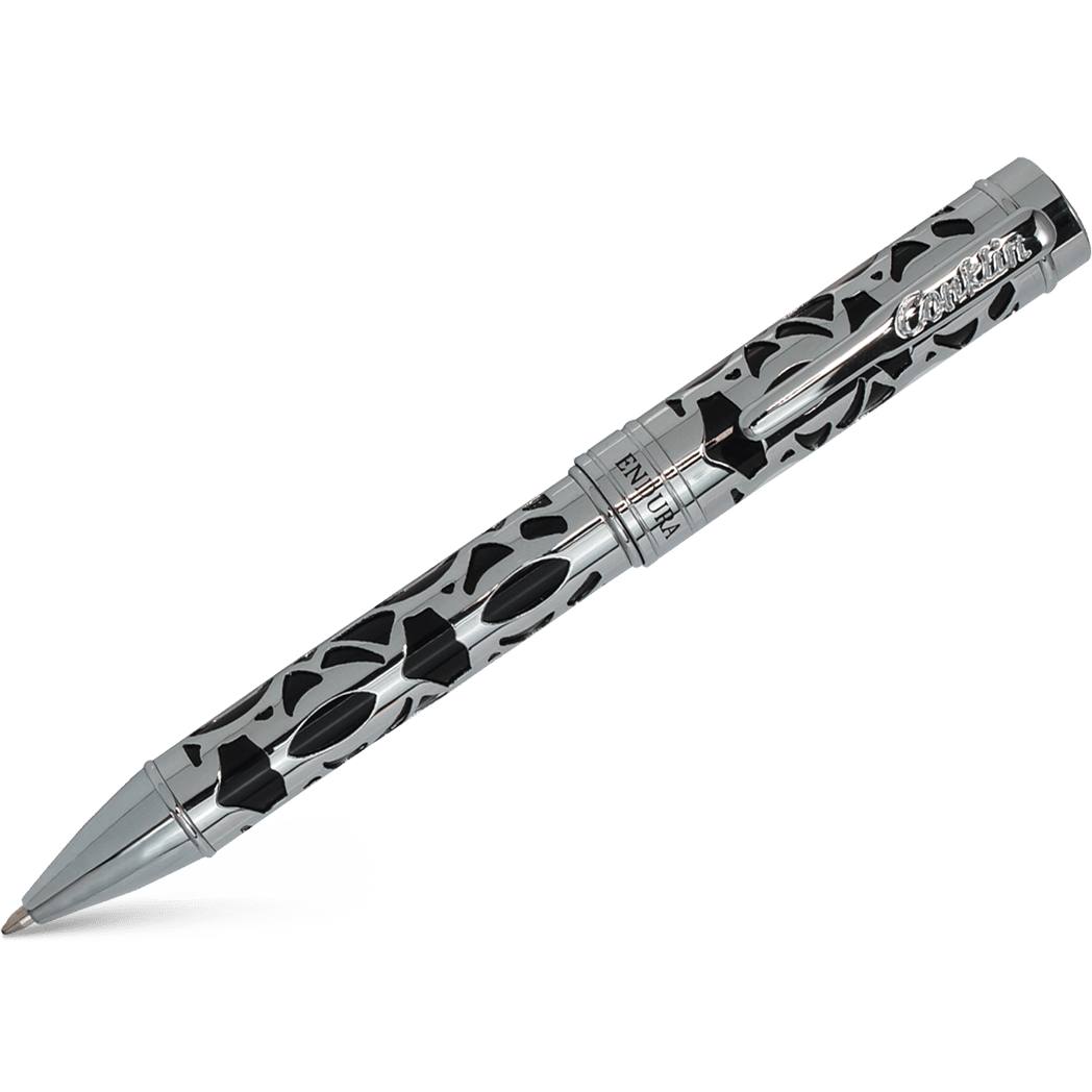 Conklin Endura Ballpoint Pen - Deco Crest Black - Pen Boutique Ltd
