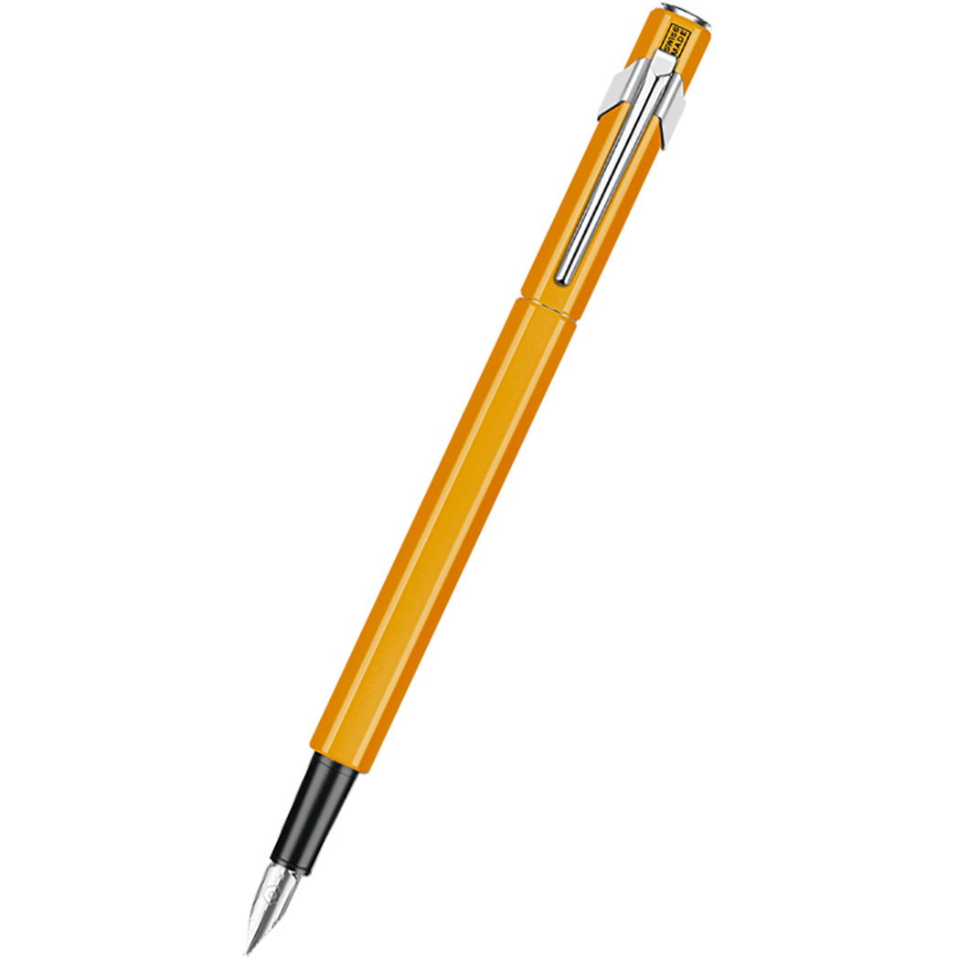 Caran d'Ache 849 Metal Fountain Pen - Fluorescent Orange - Medium-Pen Boutique Ltd