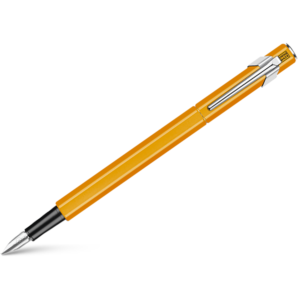 Caran d'Ache 849 Metal Fountain Pen - Fluorescent Orange - Medium-Pen Boutique Ltd