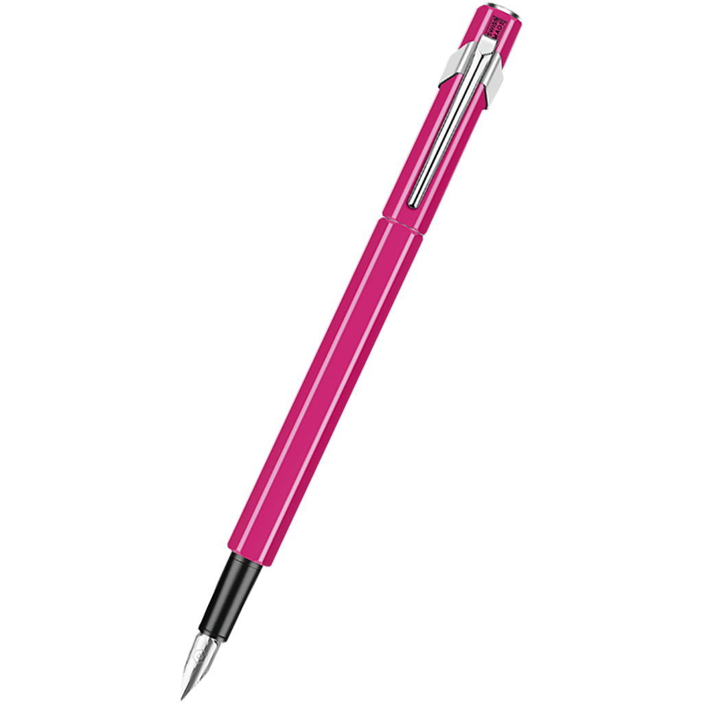 Caran d'Ache 849 Fountain Pen - Pink Fluorescent - Medium-Pen Boutique Ltd