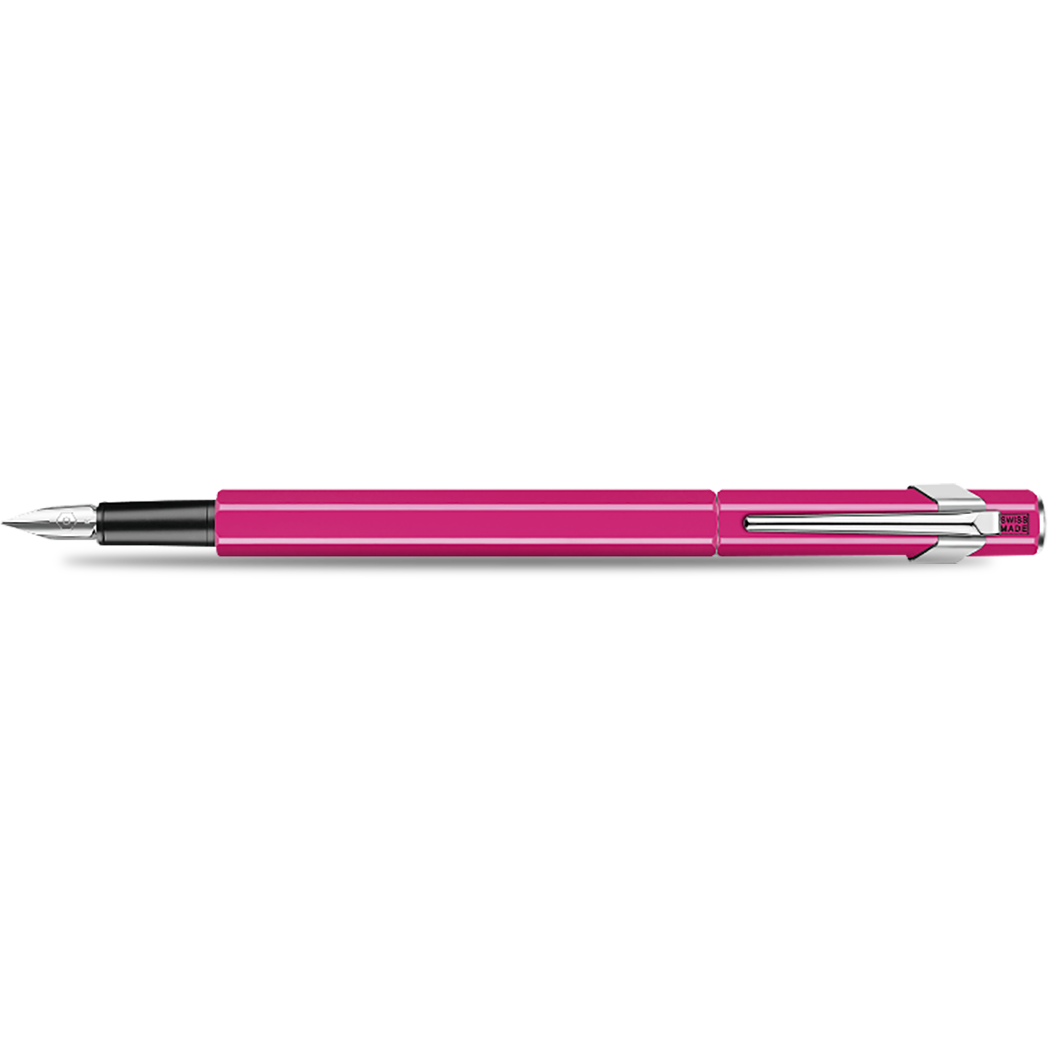 Caran d'Ache 849 Fountain Pen - Pink Fluorescent - Medium-Pen Boutique Ltd