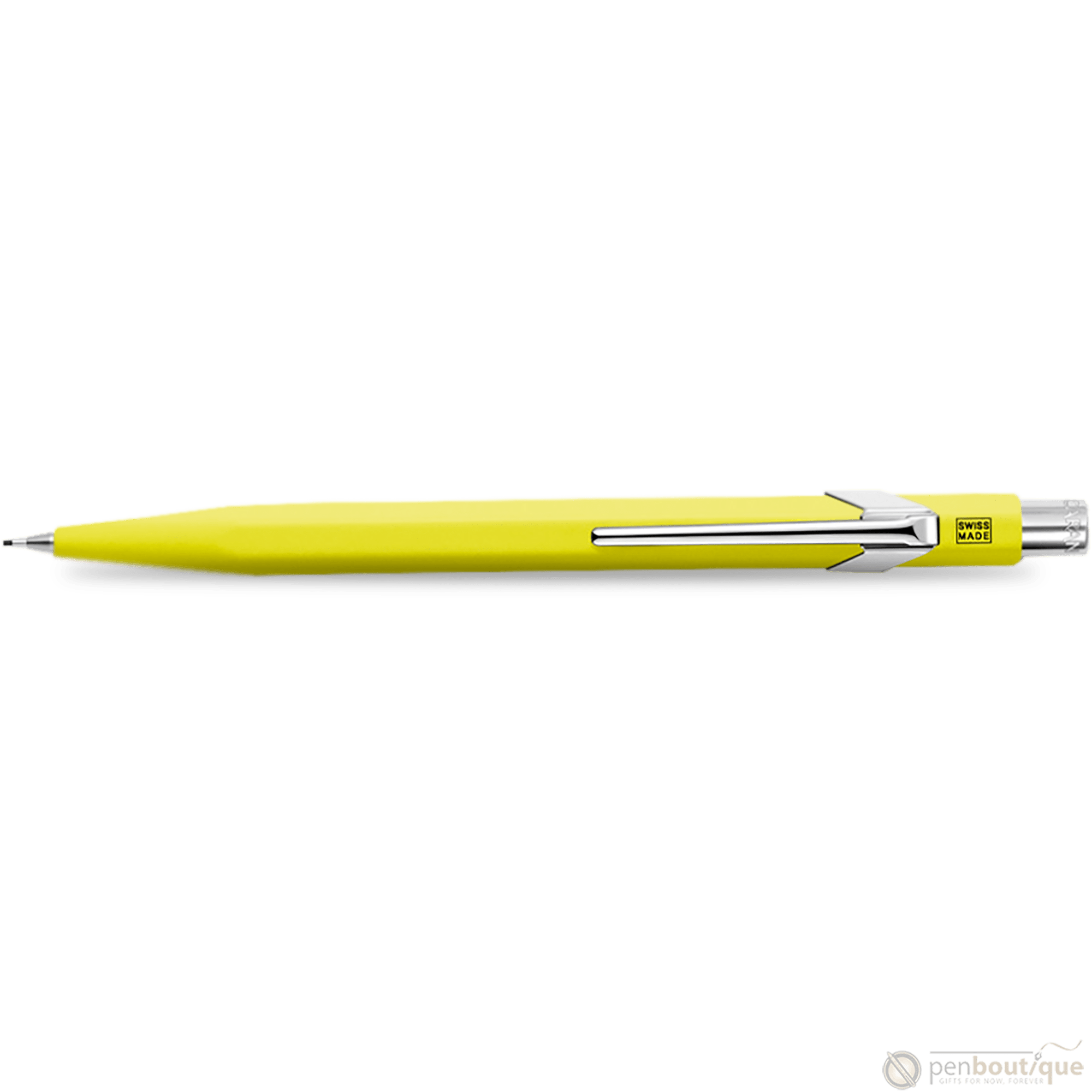 Caran d'Ache 844 Mechanical Pencil - Fluorescent Yellow - 0.7mm - Pen Boutique Ltd