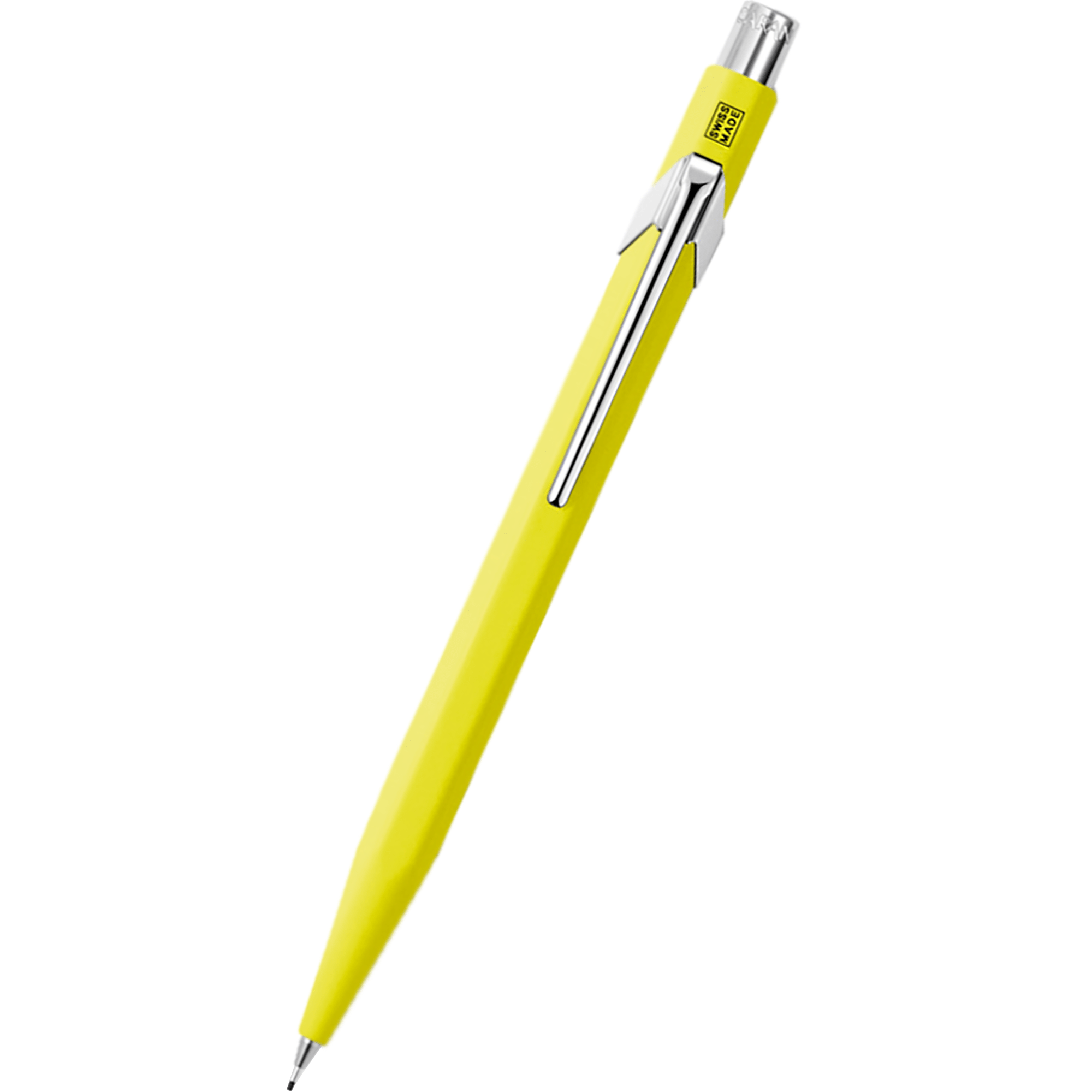 Caran d'Ache 844 Mechanical Pencil - Fluorescent Yellow - 0.7mm - Pen Boutique Ltd