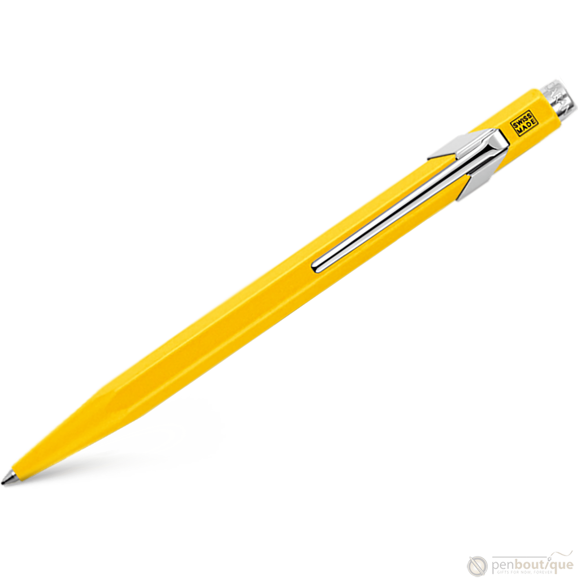 Caran d'Ache 849 Ballpoint Pen - Classic Yellow - Pen Boutique Ltd