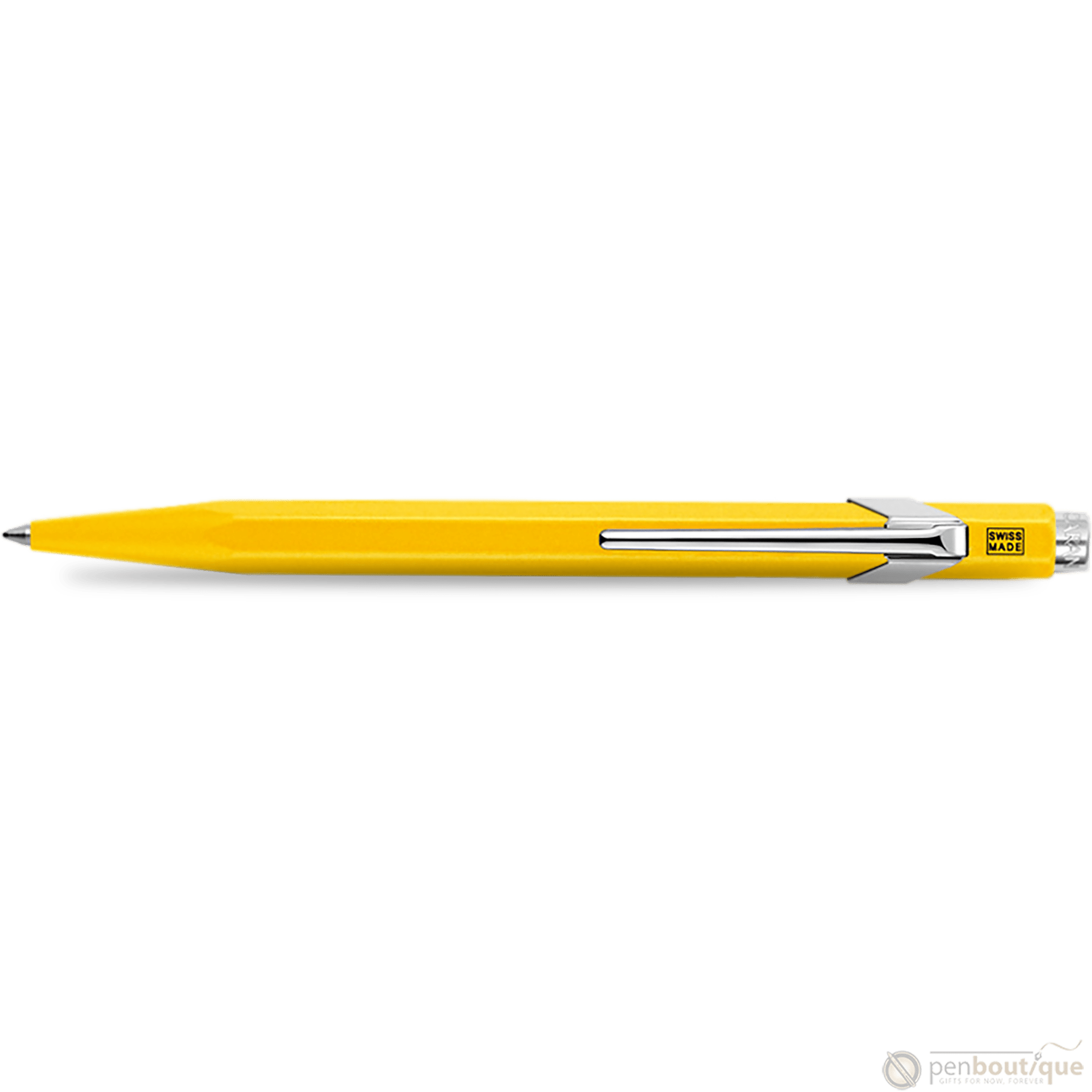 Caran d'Ache 849 Ballpoint Pen - Classic Yellow - Pen Boutique Ltd