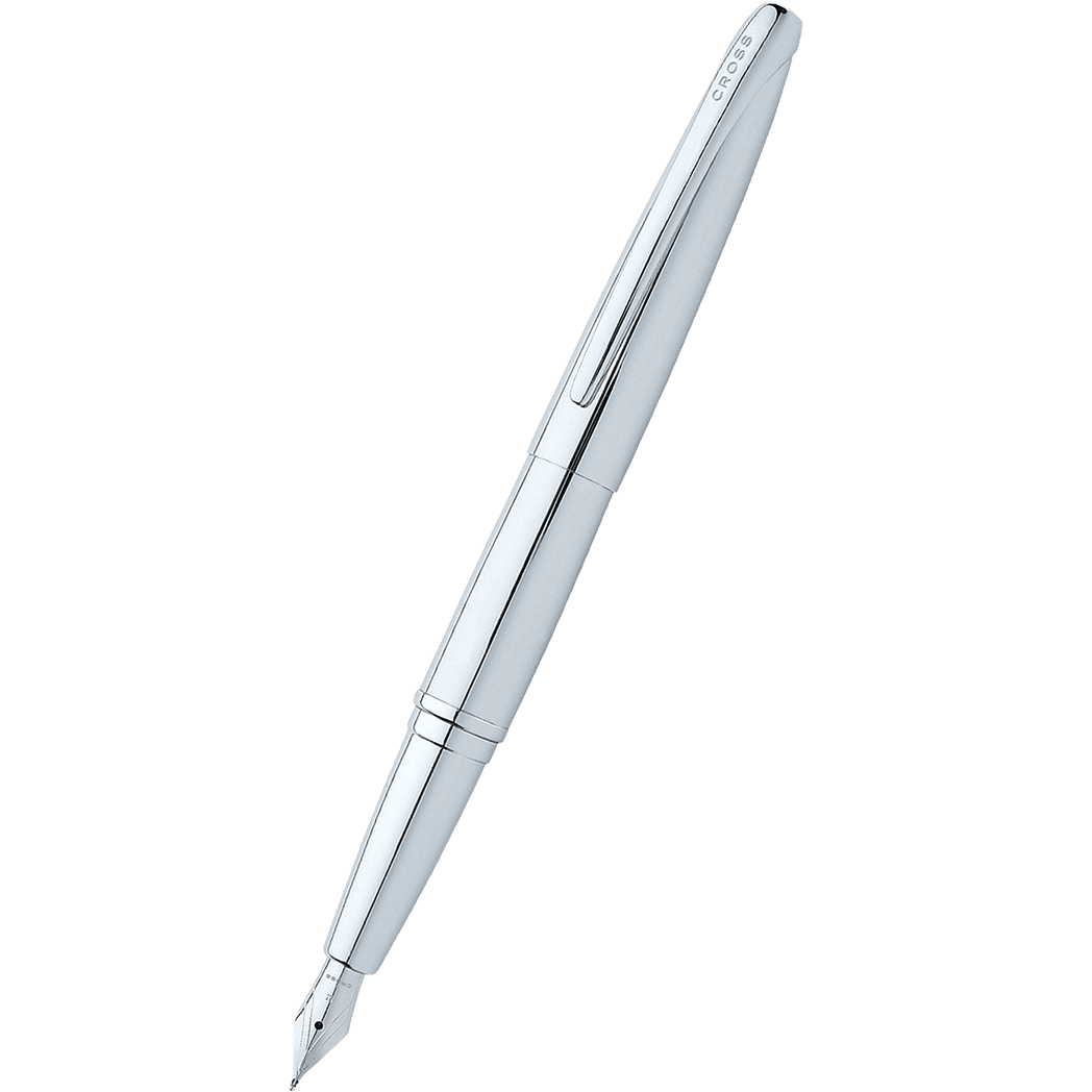 Cross ATX Fountain Pen - Pure Chrome - Pen Boutique Ltd