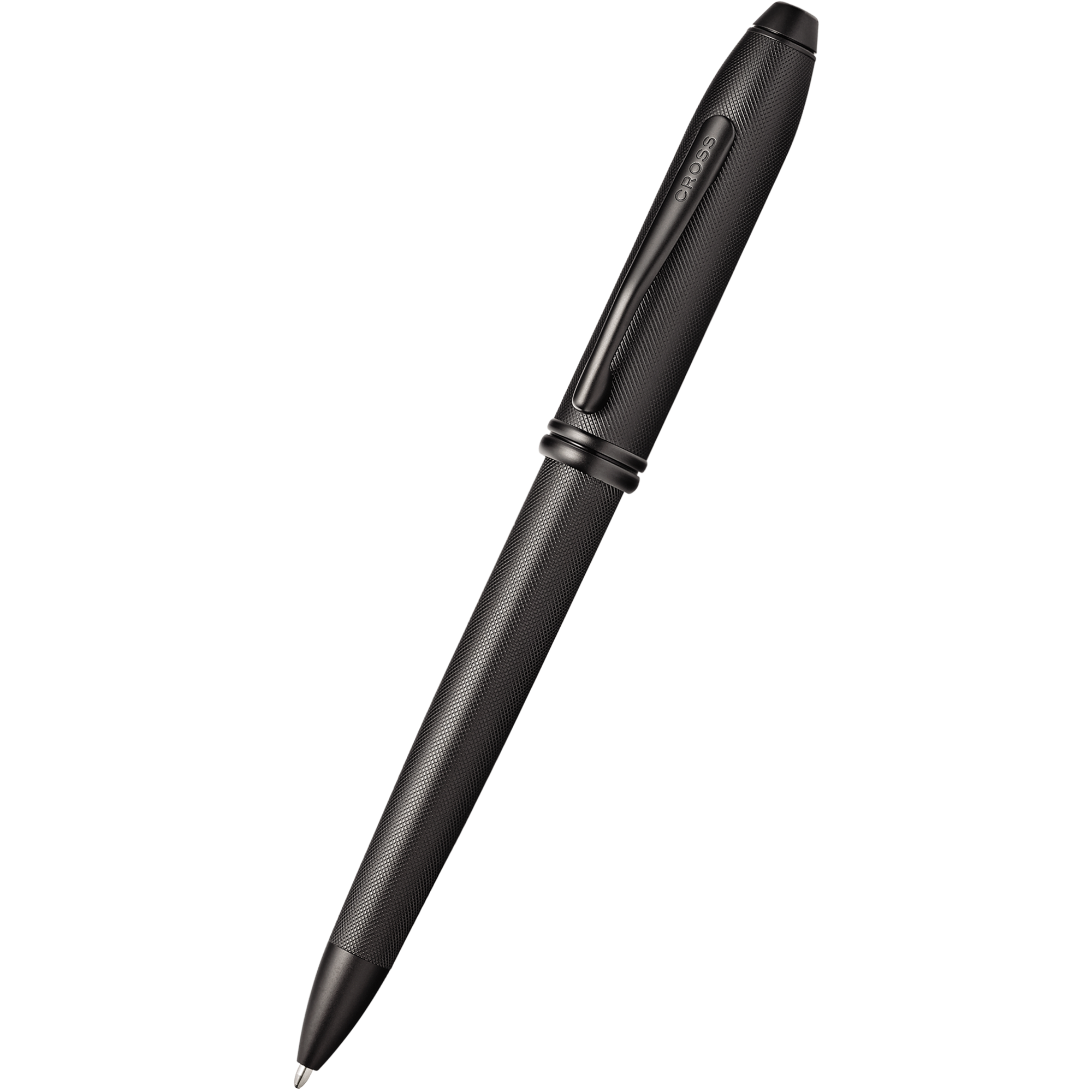 Cross Townsend Ballpoint Pen - Black Micro Knurl-Pen Boutique Ltd