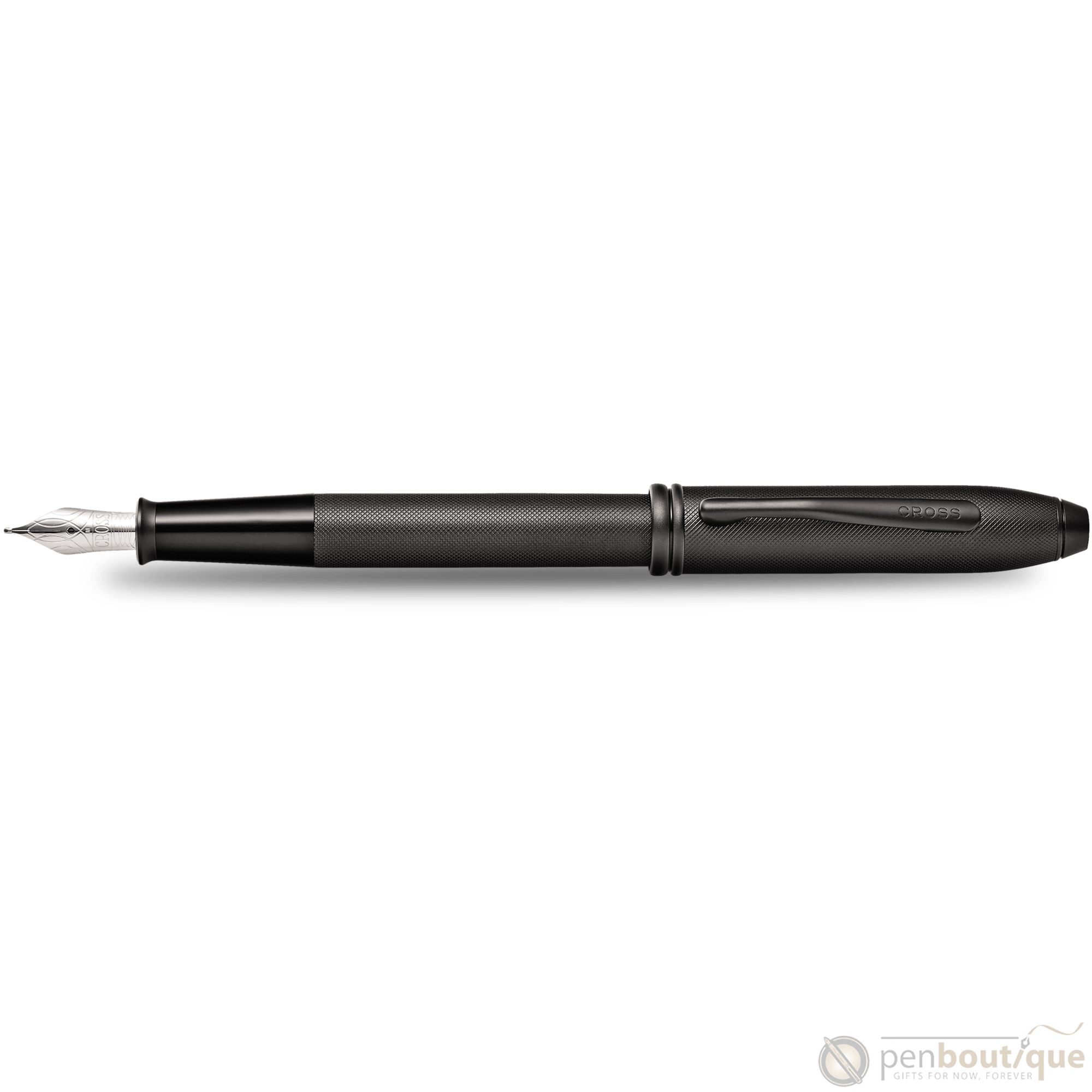 Cross Townsend Fountain Pen - Black Micro Knurl - Pen Boutique Ltd