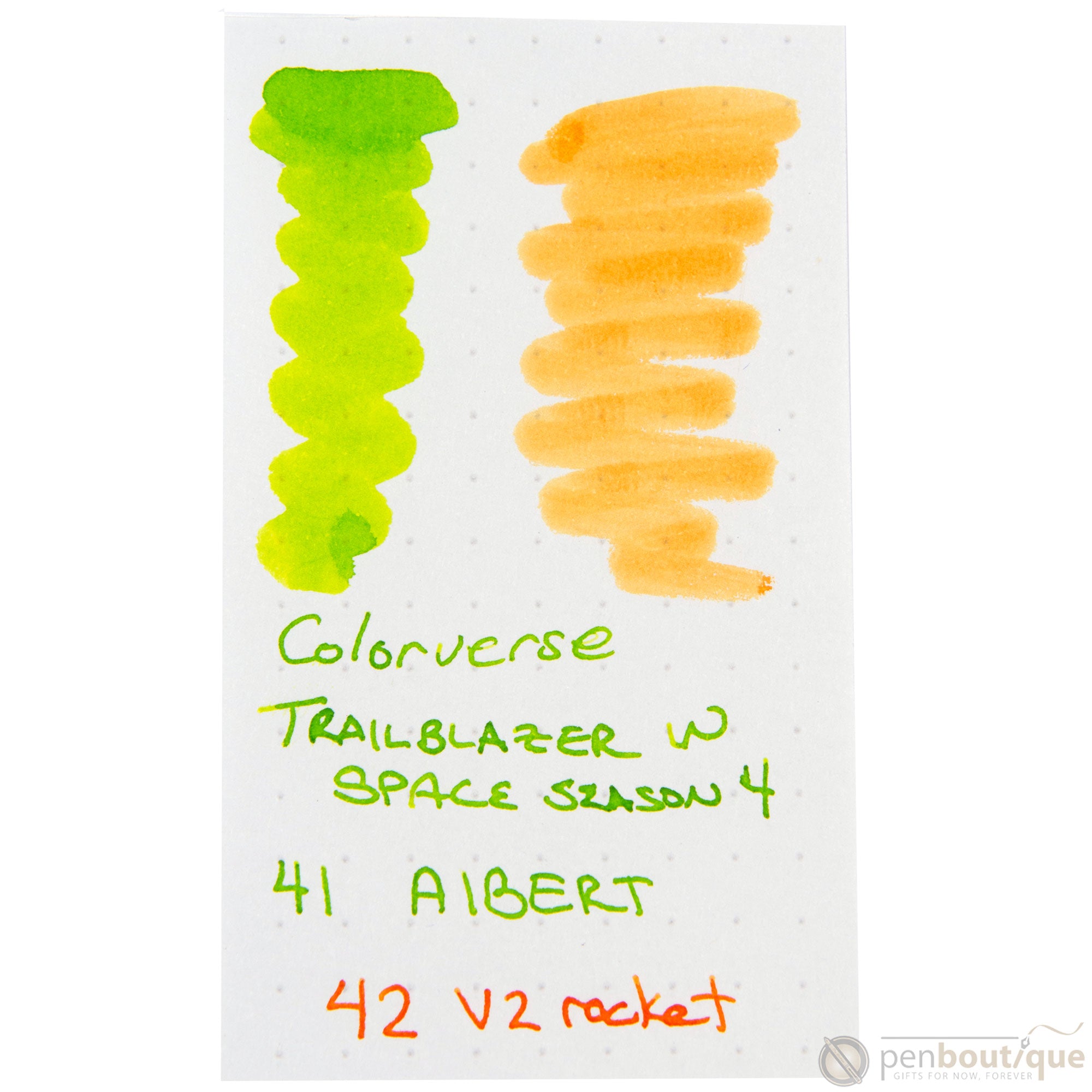 Colorverse Ink - Trailblazer In Space - Albert & V2 Rocket - Pen Boutique Ltd