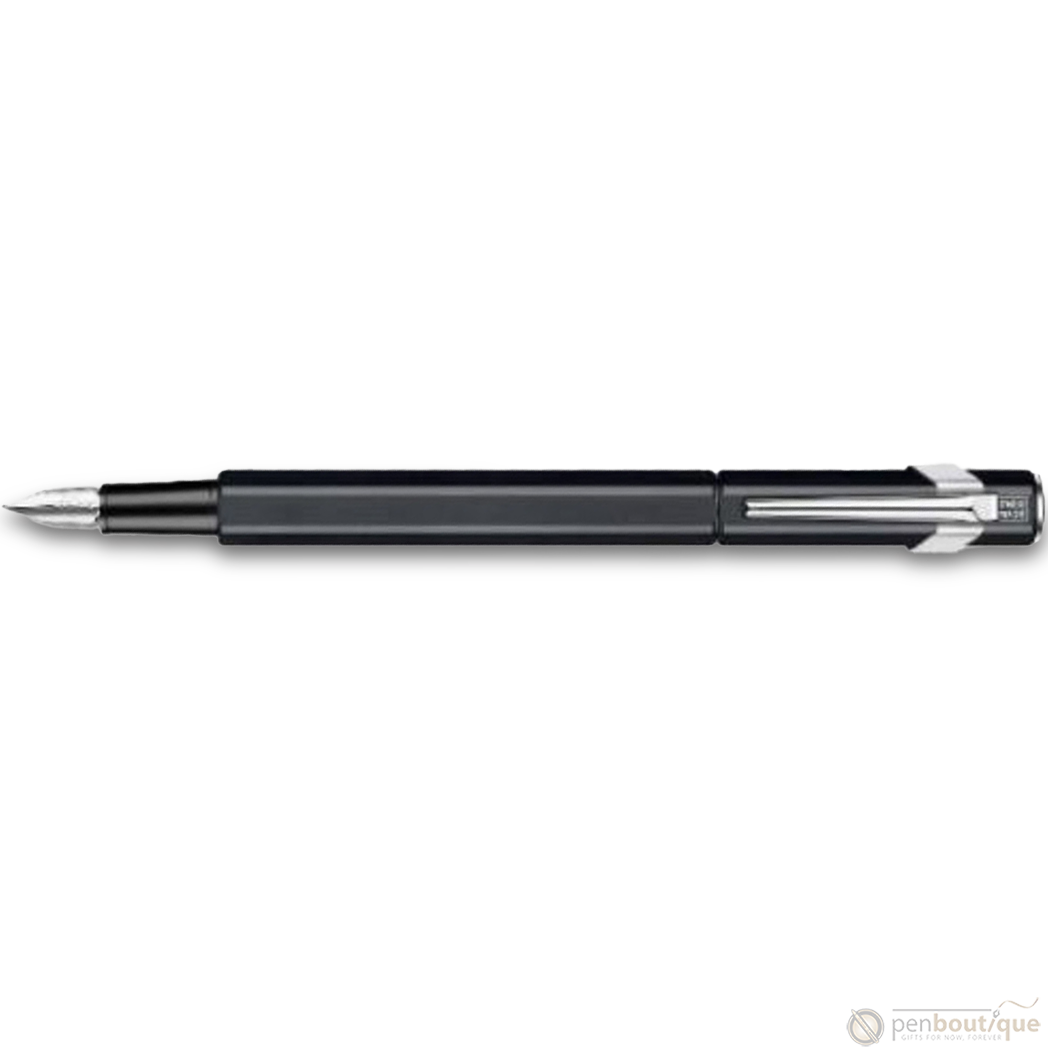 Caran D' Ache 849 Metal Fountain Pen - Black - Extra Fine Nib-Pen Boutique Ltd