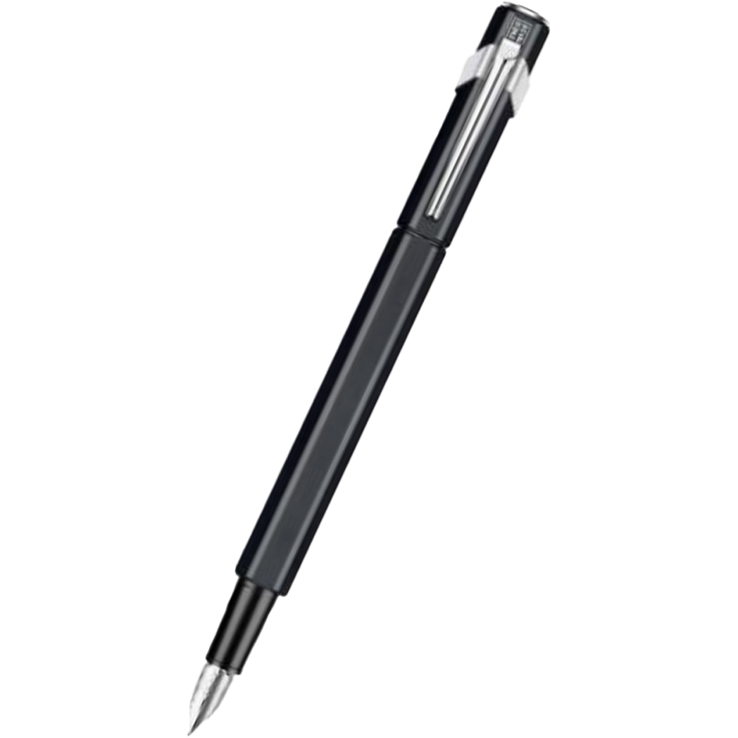Caran D' Ache 849 Metal Fountain Pen - Black - Fine Nib-Pen Boutique Ltd