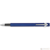 Caran D' Ache 849 Metal Fountain Pen - Blue - Fine Nib-Pen Boutique Ltd