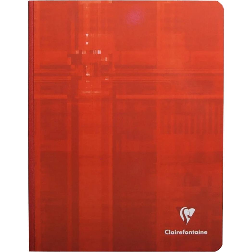 Clairefontaine Notebook French Ruled Clothbound 96 Sheets 8-1/4 x 11-3/4-Pen Boutique Ltd