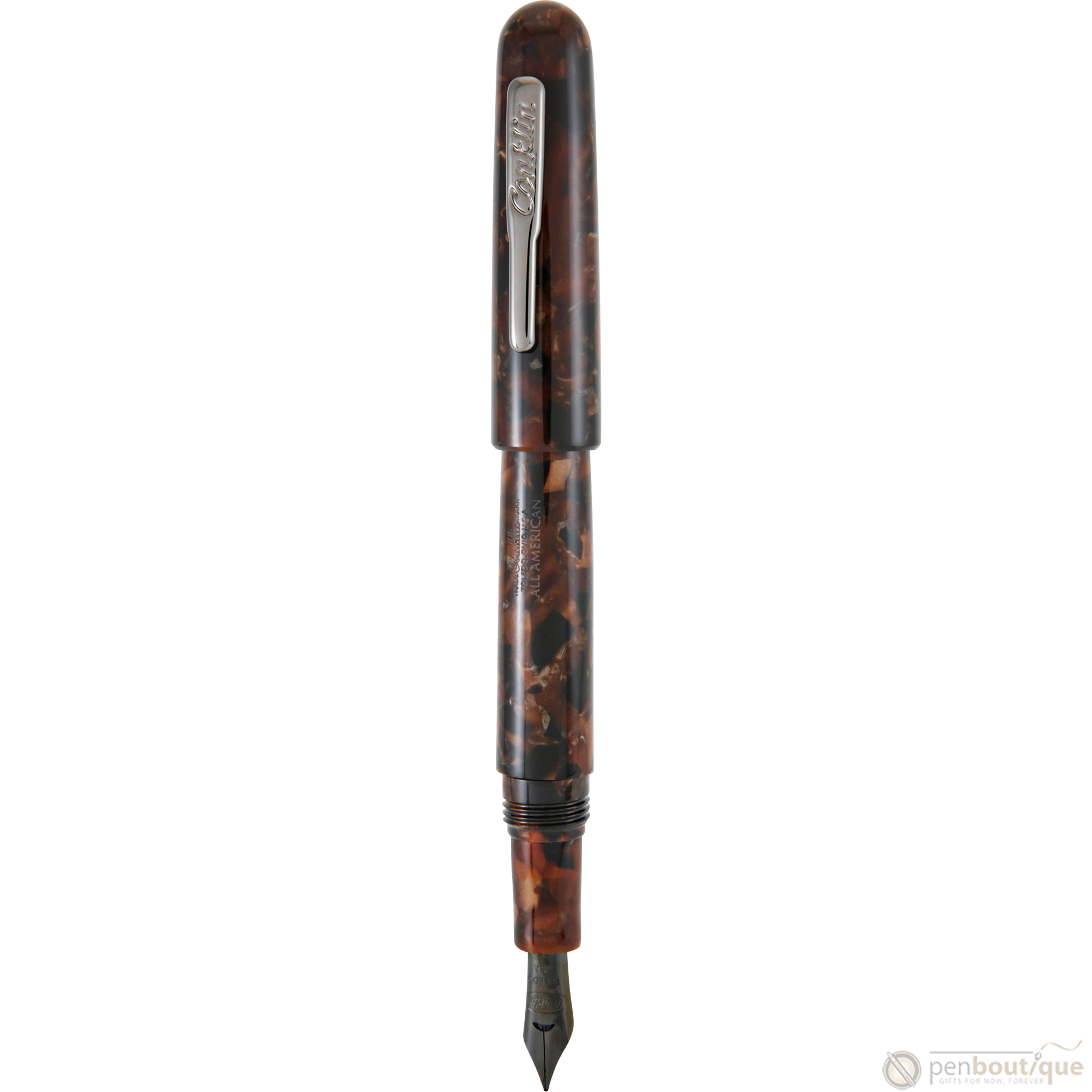 Conklin All American Collection Fountain Pen - Brownstone-Pen Boutique Ltd