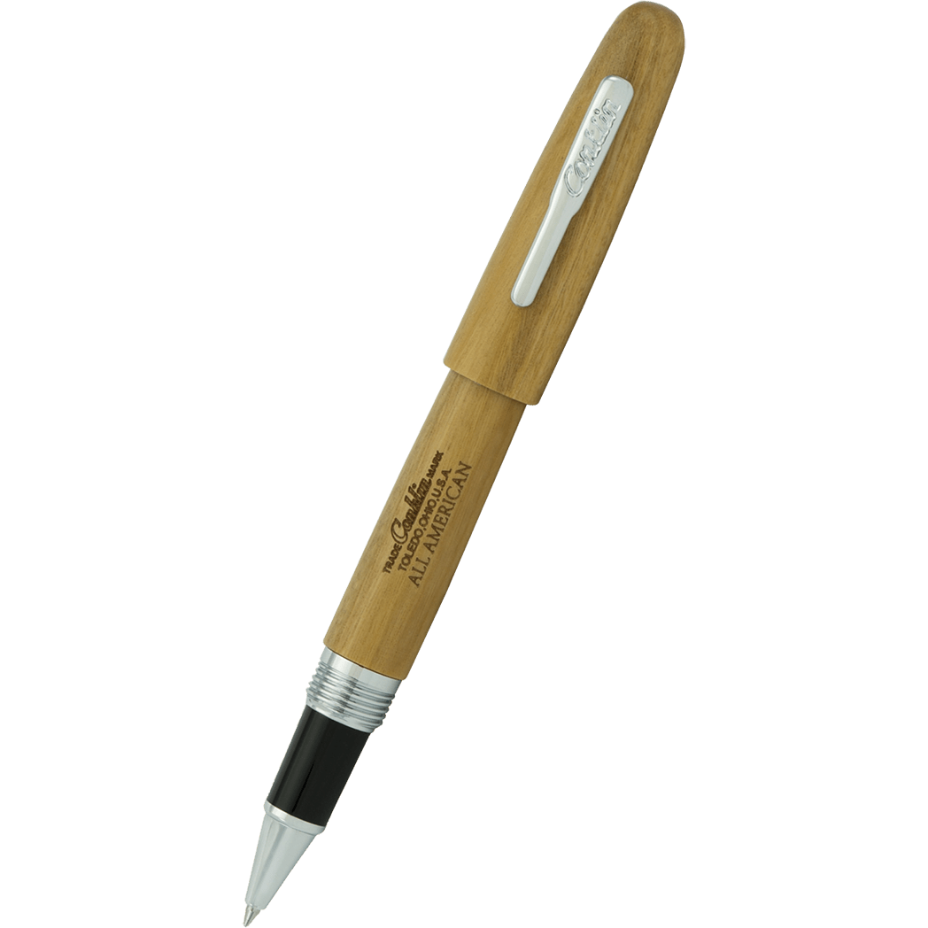 Conklin All American Rollerball Pen - Limited Edition - Pau - Preto/Chrome - Pen Boutique Ltd