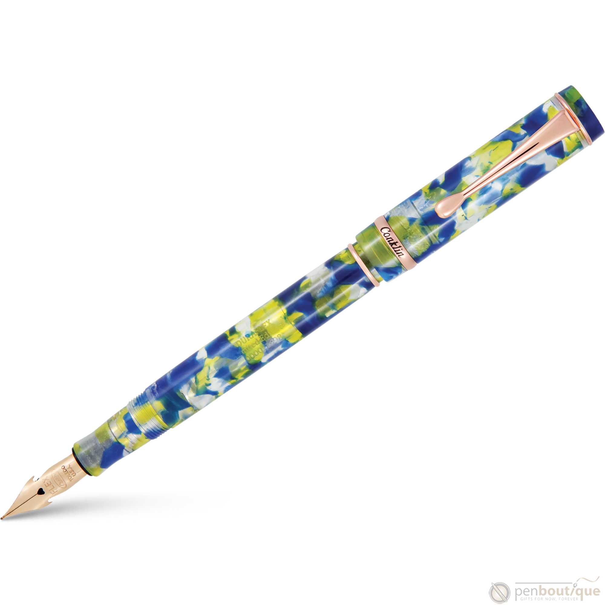 Conklin Duraflex Elements Fountain Pen - Water (Limited Edition) - Pen Boutique Ltd