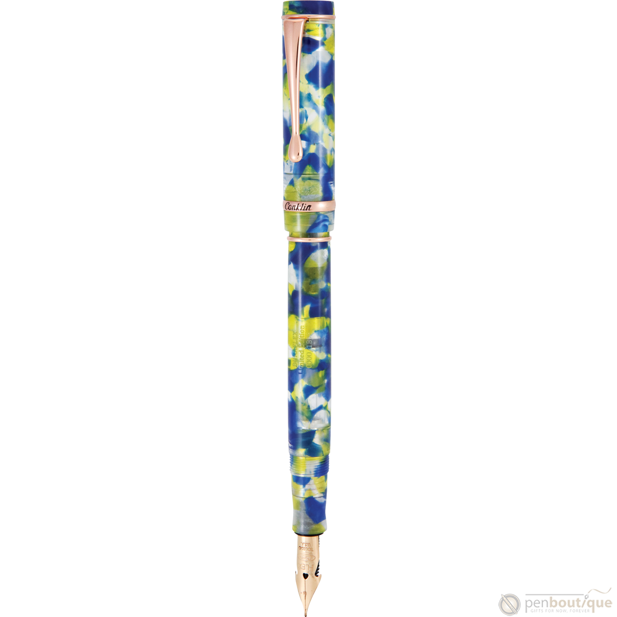 Conklin Duraflex Elements Fountain Pen - Water (Limited Edition) - Pen Boutique Ltd
