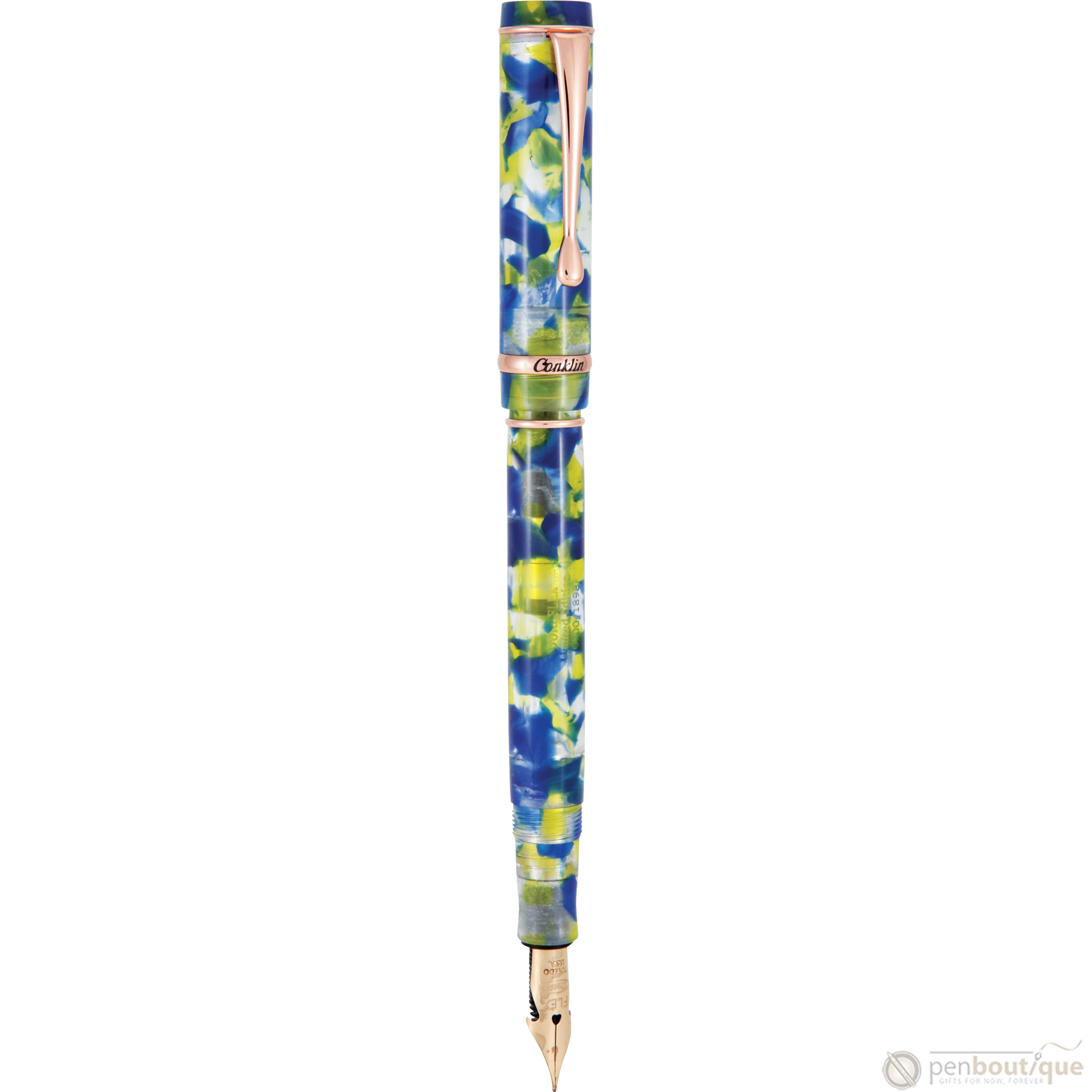 Conklin Duraflex Elements Fountain Pen - Water (Limited Edition) - Pen Boutique Ltd