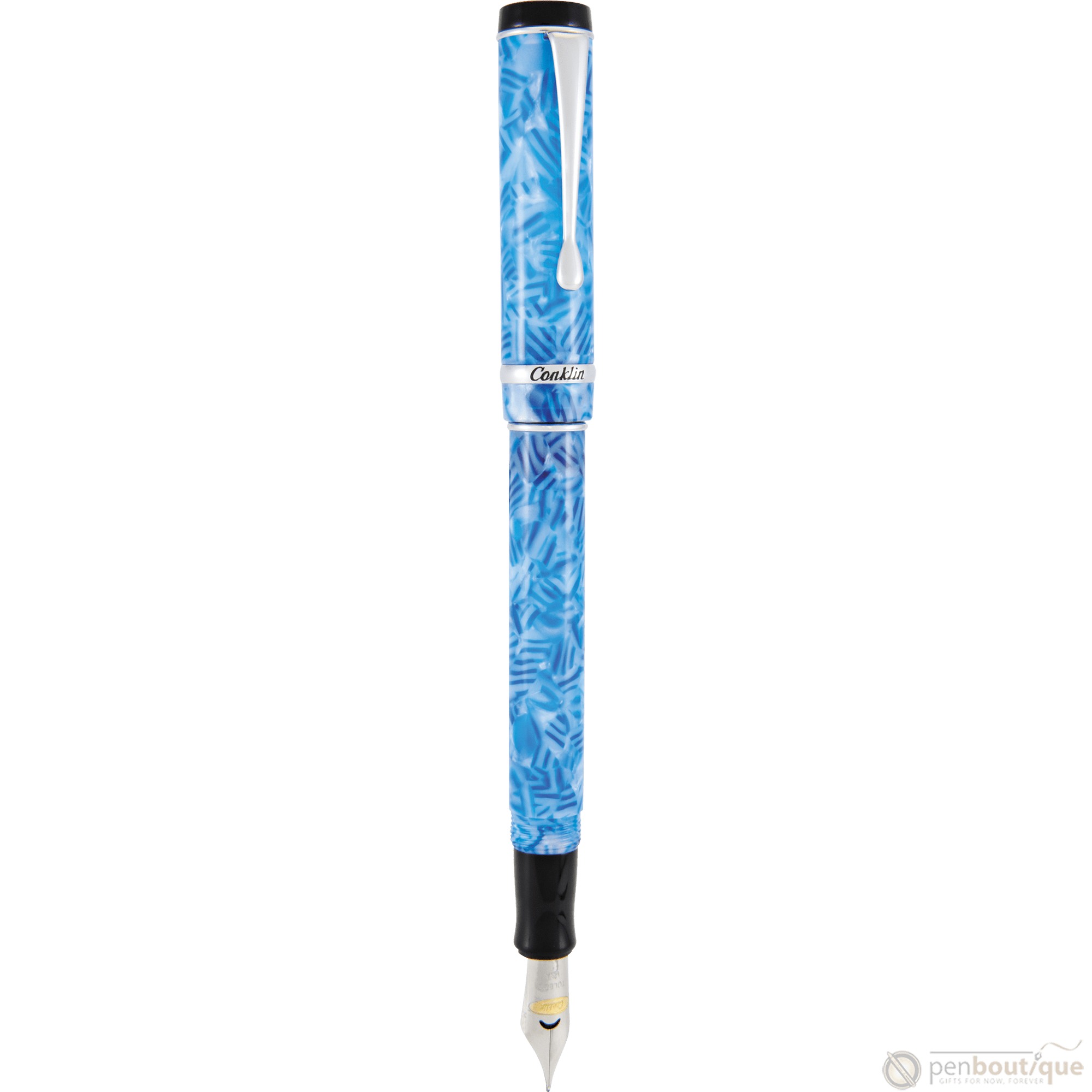 Conklin Duragraph Fountain Pen - Ice Blue - Pen Boutique Ltd