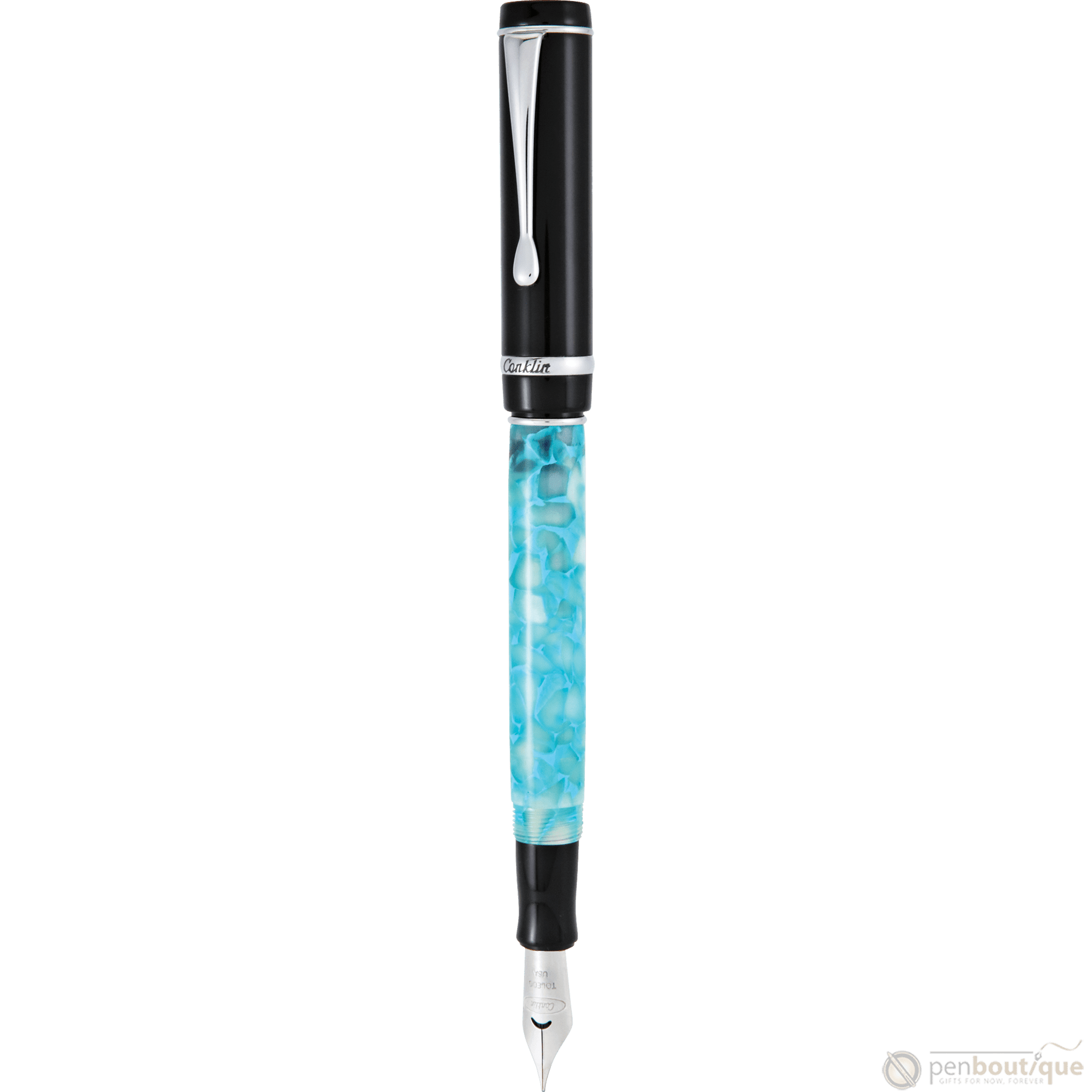 Conklin Duragraph Fountain Pen - Turquoise Nights - Pen Boutique Ltd
