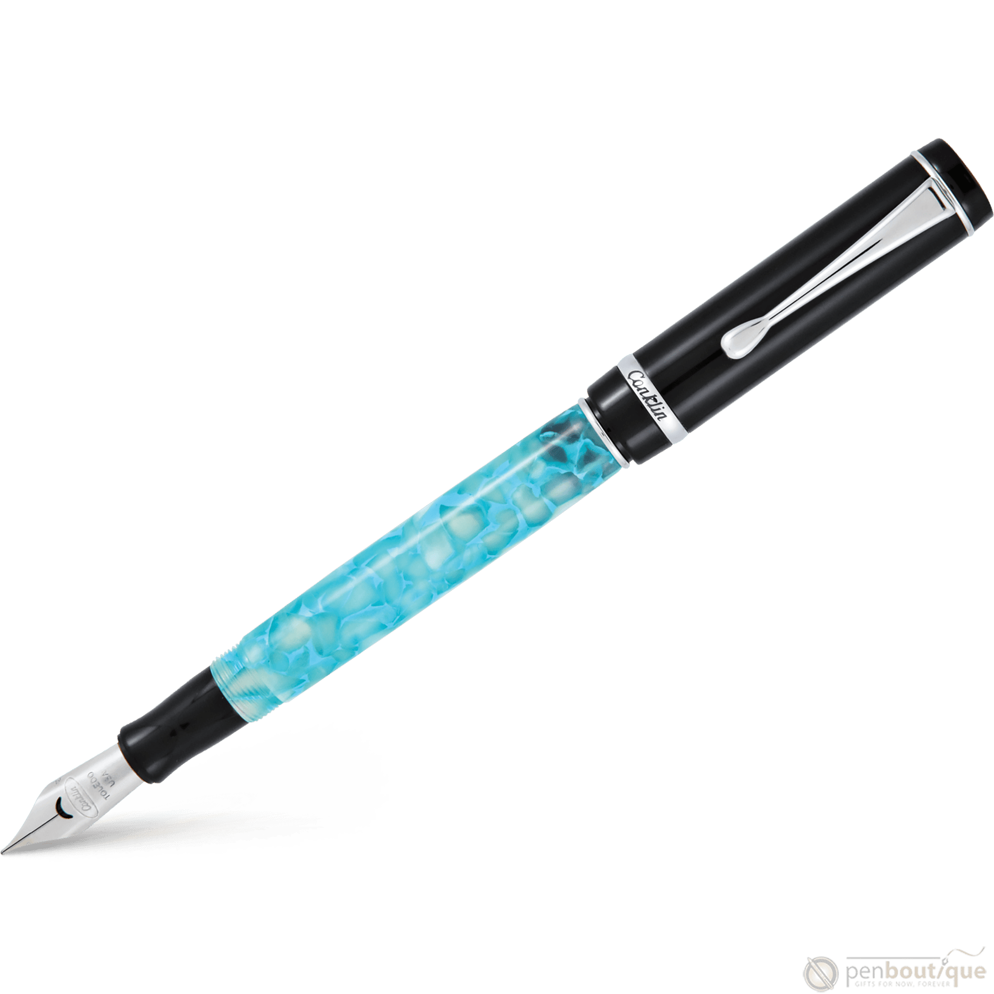 Conklin Duragraph Fountain Pen - Turquoise Nights - Pen Boutique Ltd