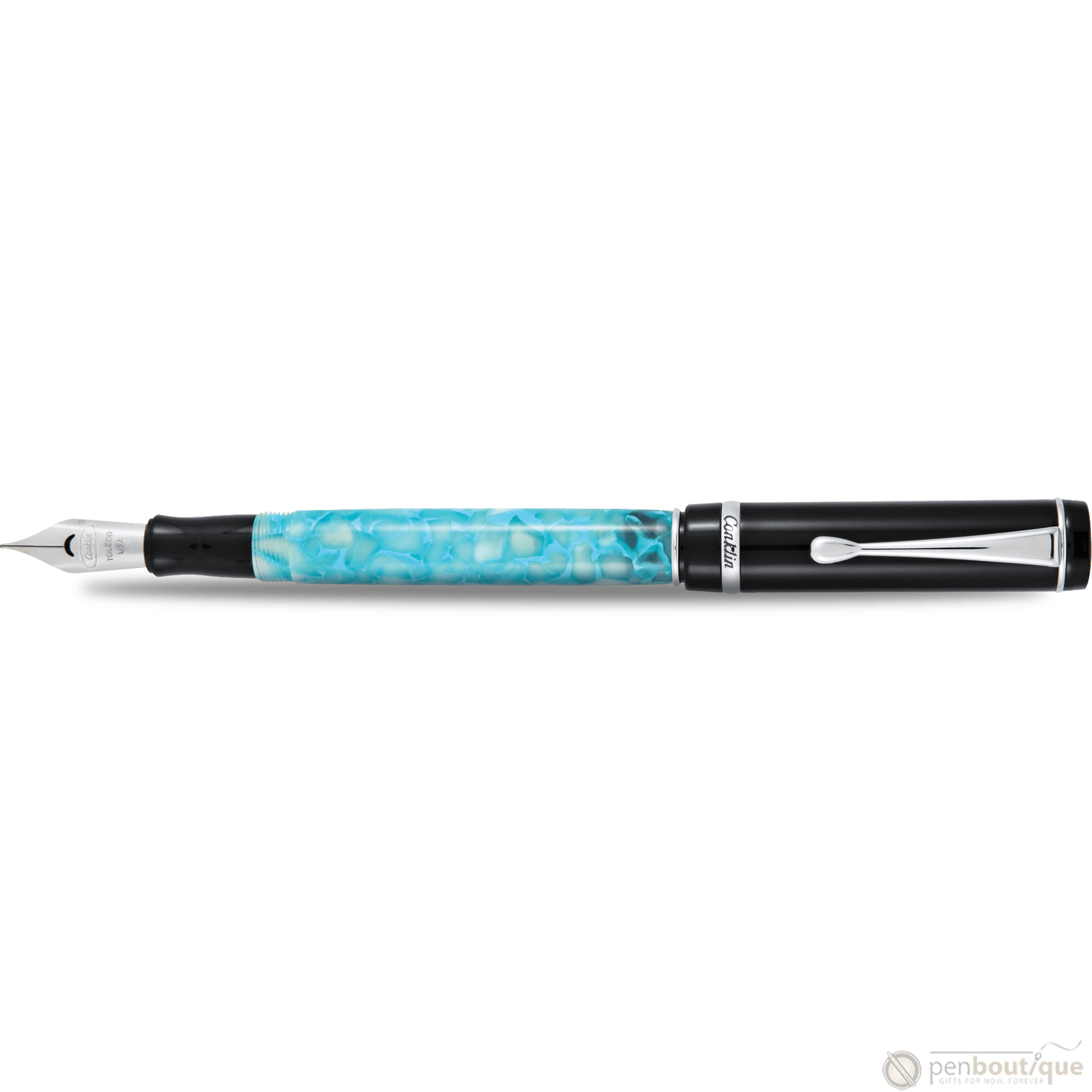 Conklin Duragraph Fountain Pen - Turquoise Nights - Pen Boutique Ltd