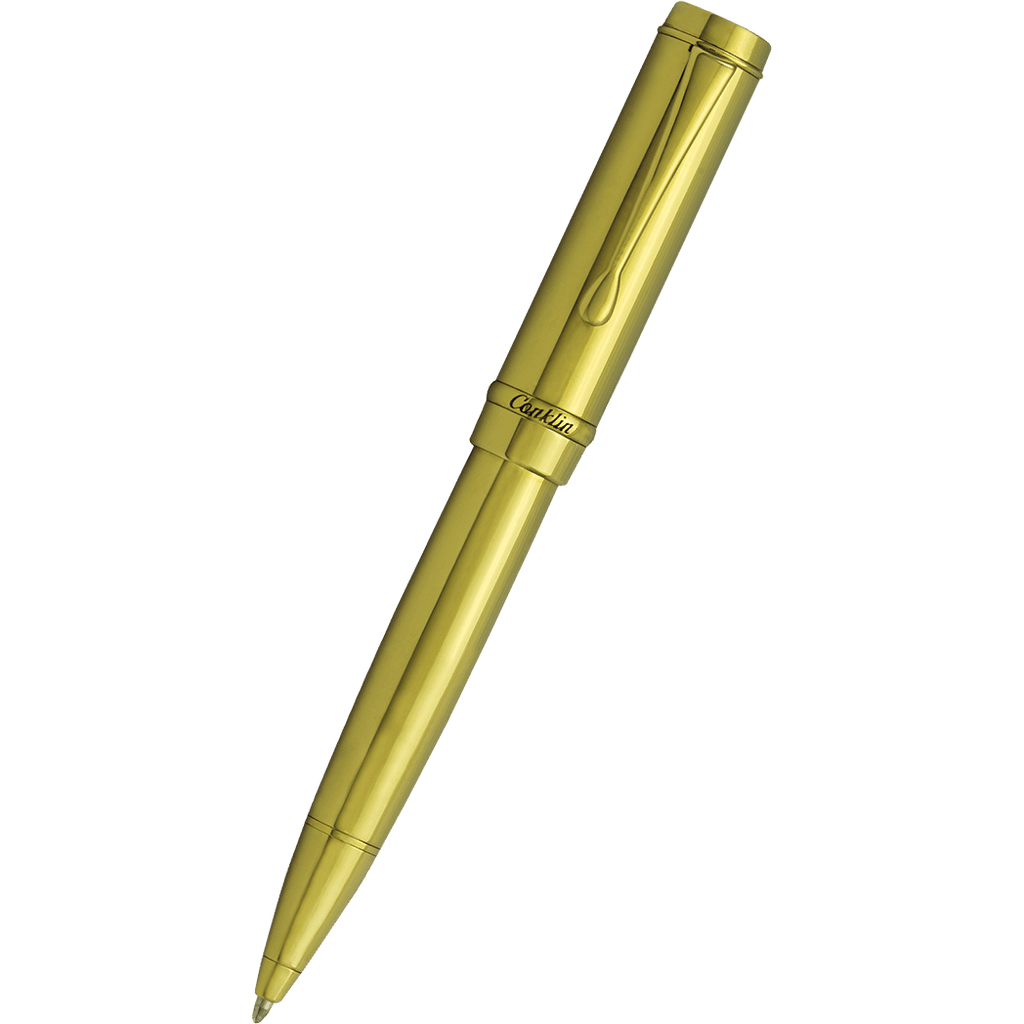 Conklin Duragraph Metal Ballpoint Pen - PVD Gold - Pen Boutique Ltd