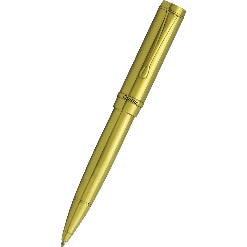 Conklin Duragraph Metal Ballpoint Pen - PVD Gold - Pen Boutique Ltd