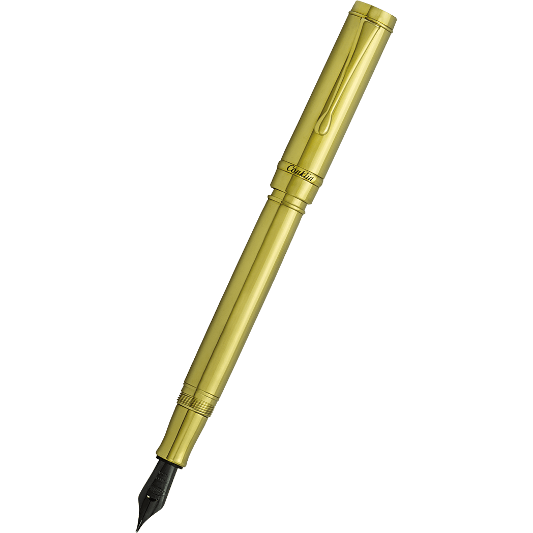 Conklin Duragraph Metal Fountain Pen - PVD Gold - Pen Boutique Ltd