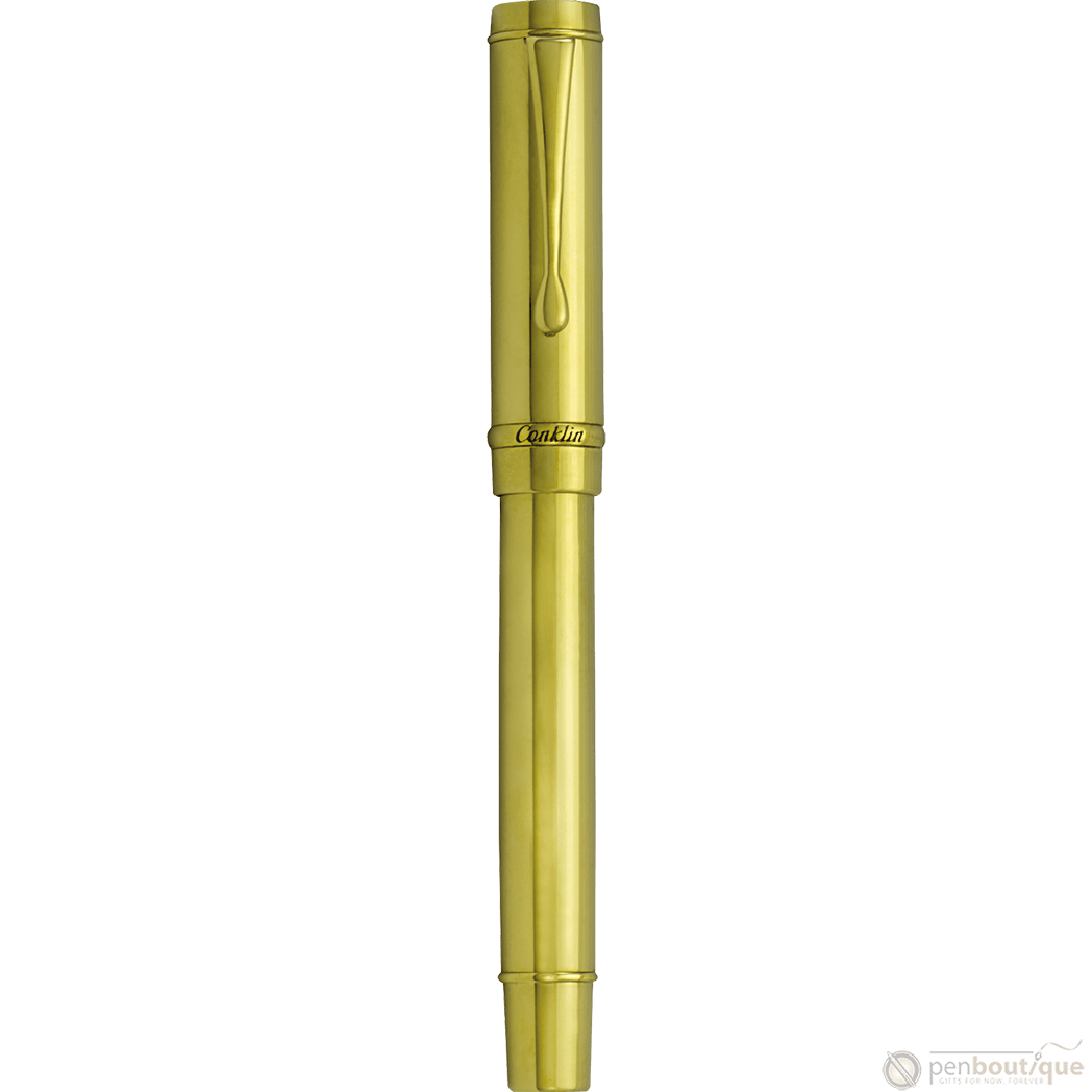Conklin Duragraph Metal Fountain Pen - PVD Gold - Pen Boutique Ltd
