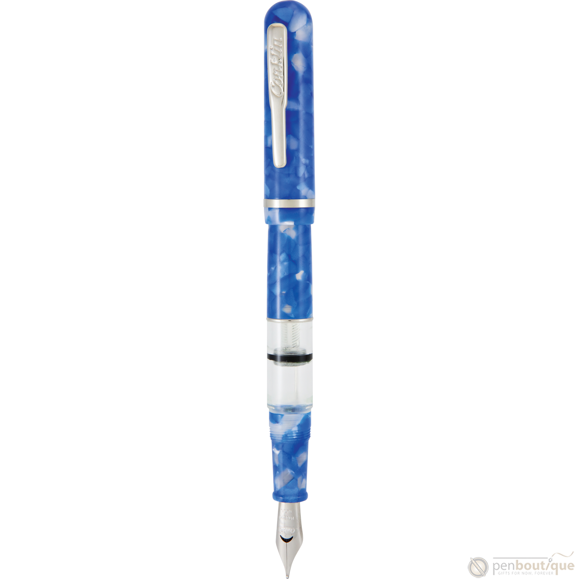 Conklin Heritage Fountain Pen - Word Gauge - Blue-Pen Boutique Ltd