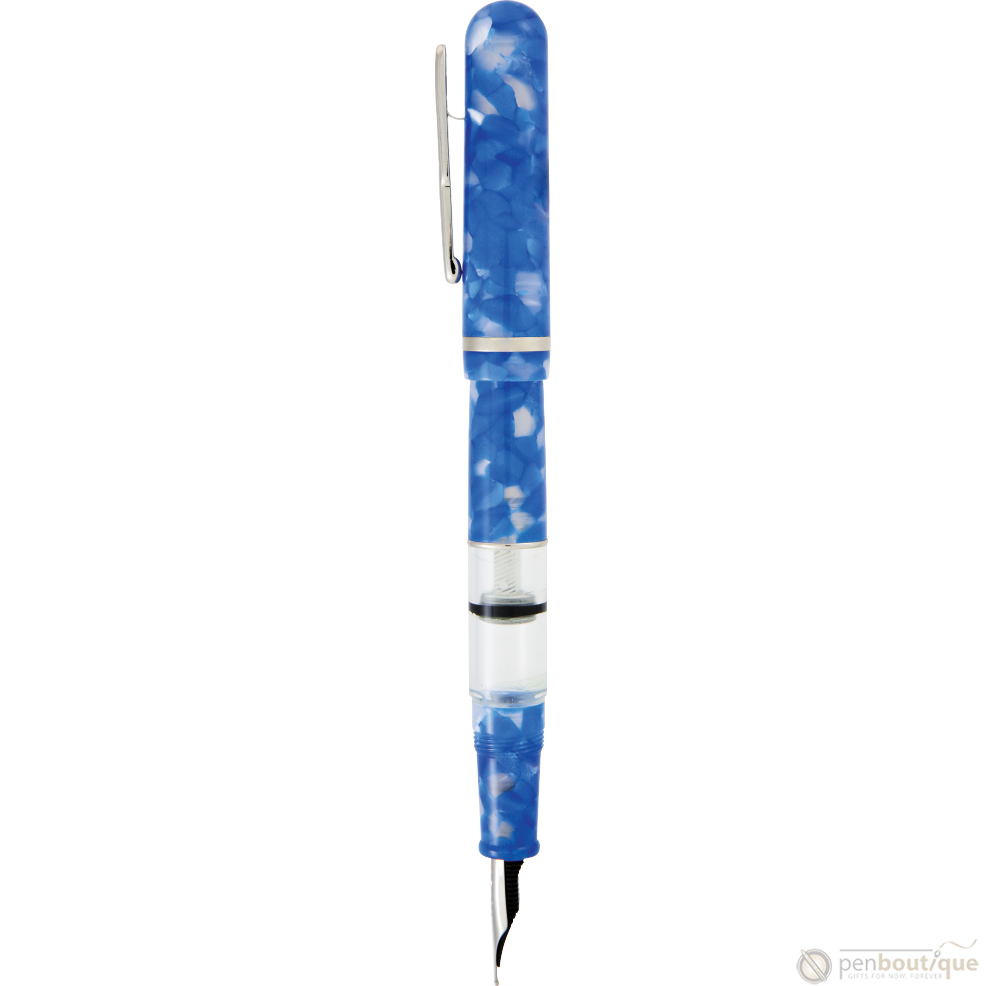Conklin Heritage Fountain Pen - Word Gauge - Blue-Pen Boutique Ltd