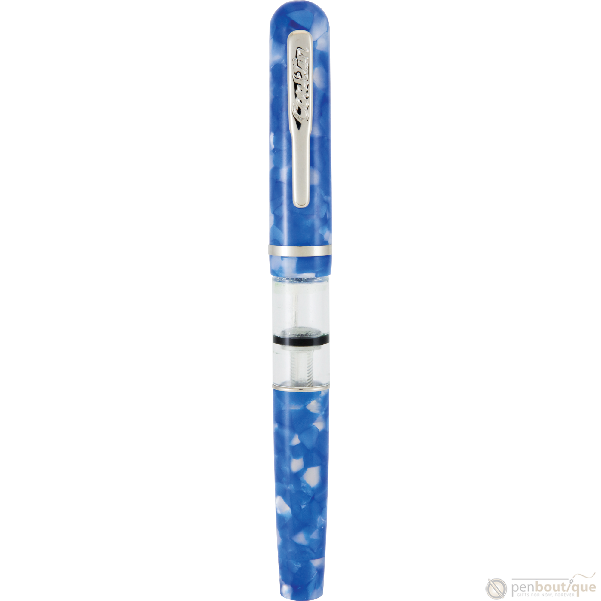 Conklin Heritage Fountain Pen - Word Gauge - Blue-Pen Boutique Ltd