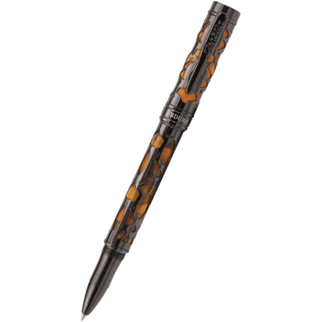 Conklin Endura Rollerball Pen - Deco Crest Orange - Pen Boutique Ltd