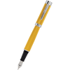 Conklin Herringbone Fountain Pen - Signature Yellow - Pen Boutique Ltd