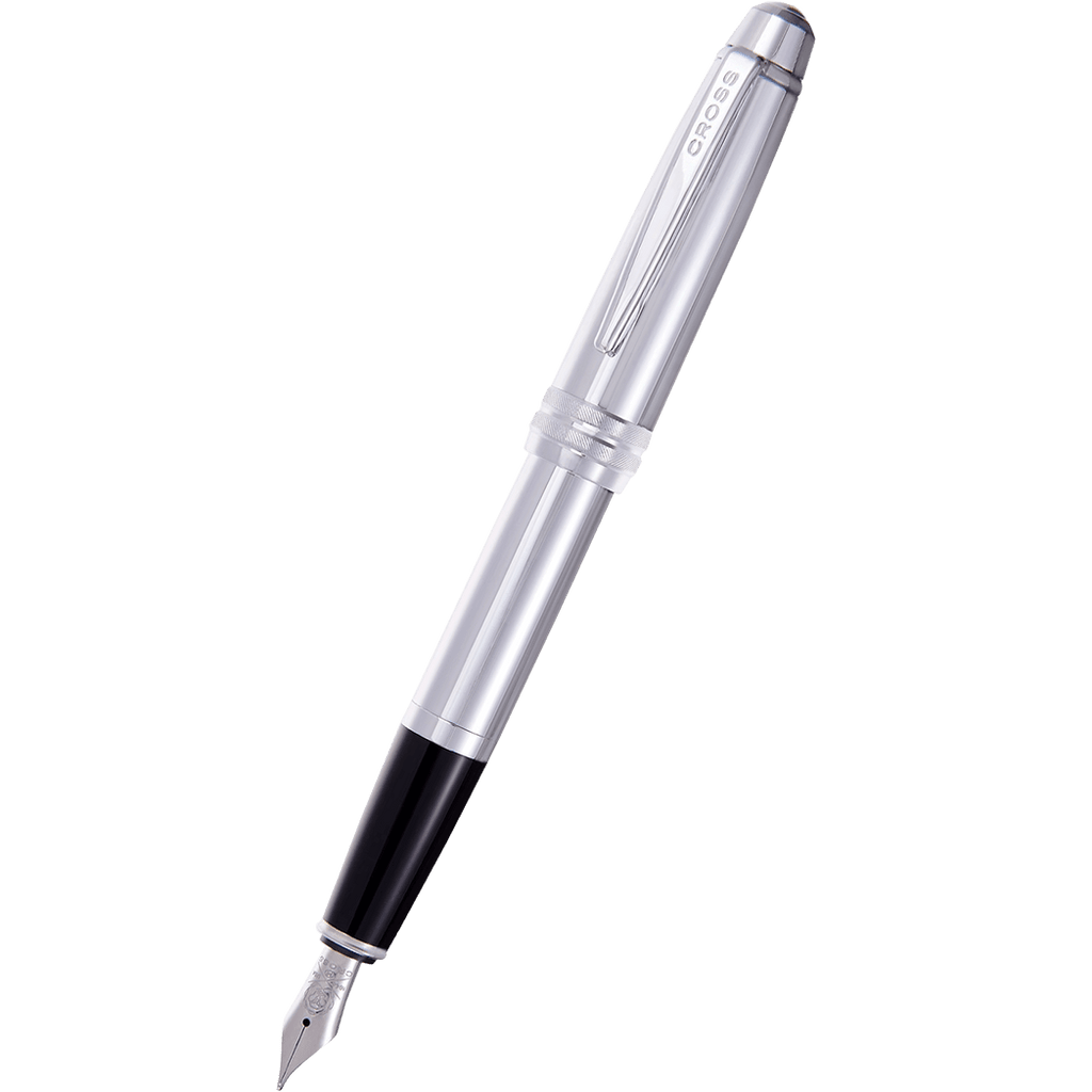 Cross Bailey Fountain Pen - Polished Chrome - Pen Boutique Ltd