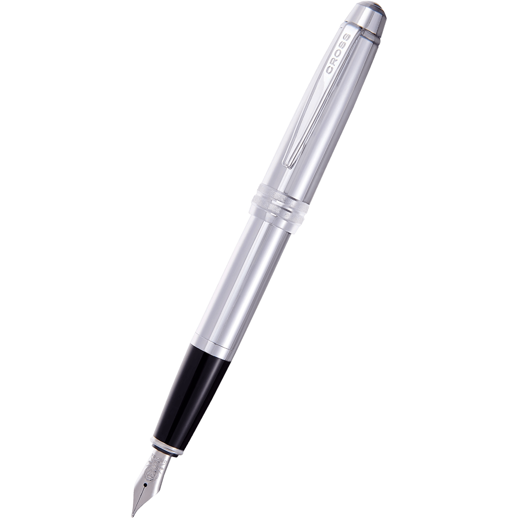 Cross Bailey Fountain Pen - Polished Chrome - Pen Boutique Ltd