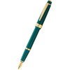 Cross Bailey Light Fountain Pen - Polished Green - Pen Boutique Ltd