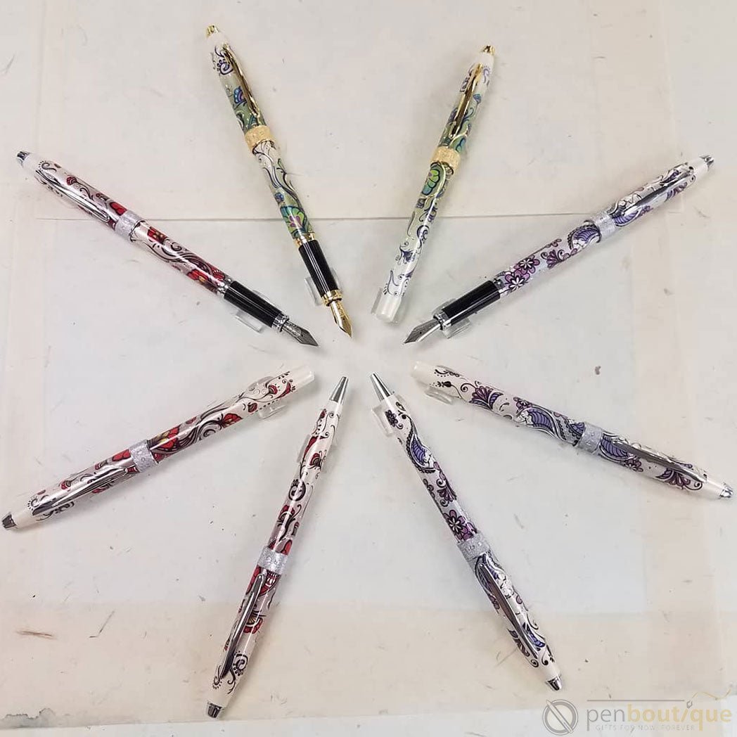 Cross Botanica Fountain Pen - Red Hummingbird - Pen Boutique Ltd