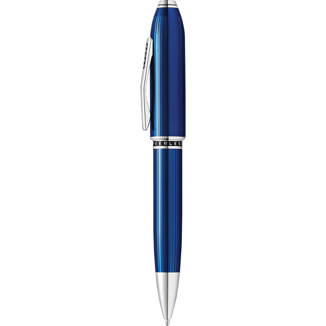 Cross Peerless Ballpoint Pen - Translucent Quartz Blue - Pen Boutique Ltd