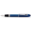 Cross Peerless Fountain Pen - Translucent Quartz Blue-Pen Boutique Ltd
