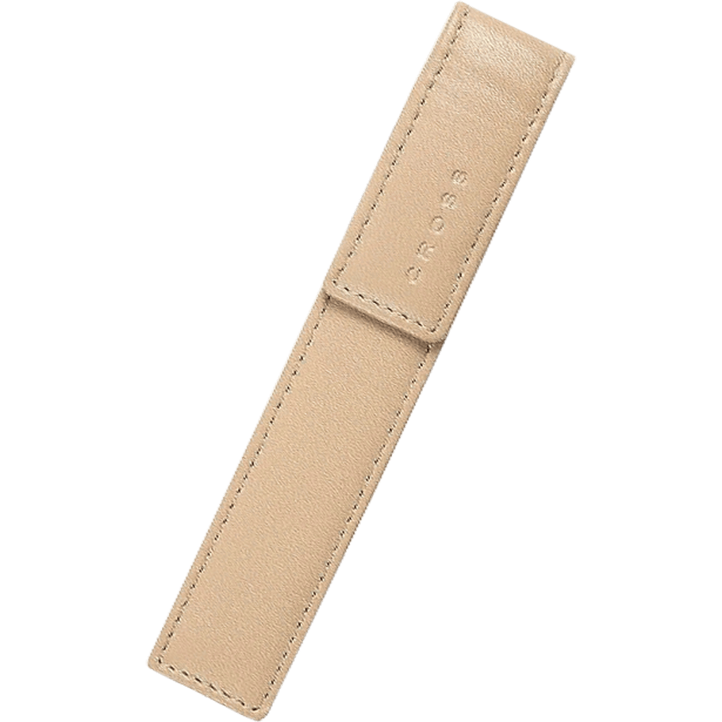 Cross Single Pen Case - Sand beige creme - Pen Boutique Ltd
