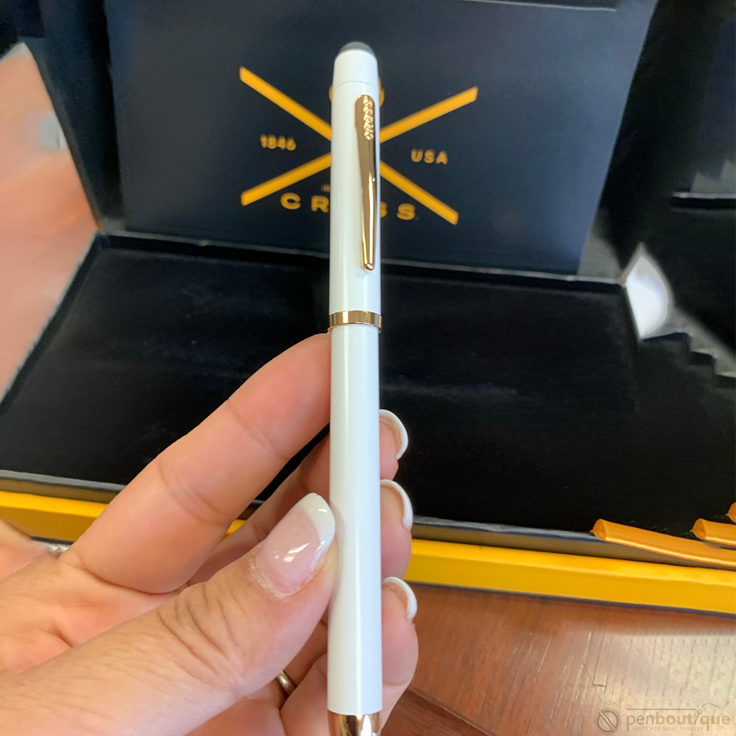 Cross Tech3+ Multifunction Pen - Pearlescent White - Pen Boutique Ltd